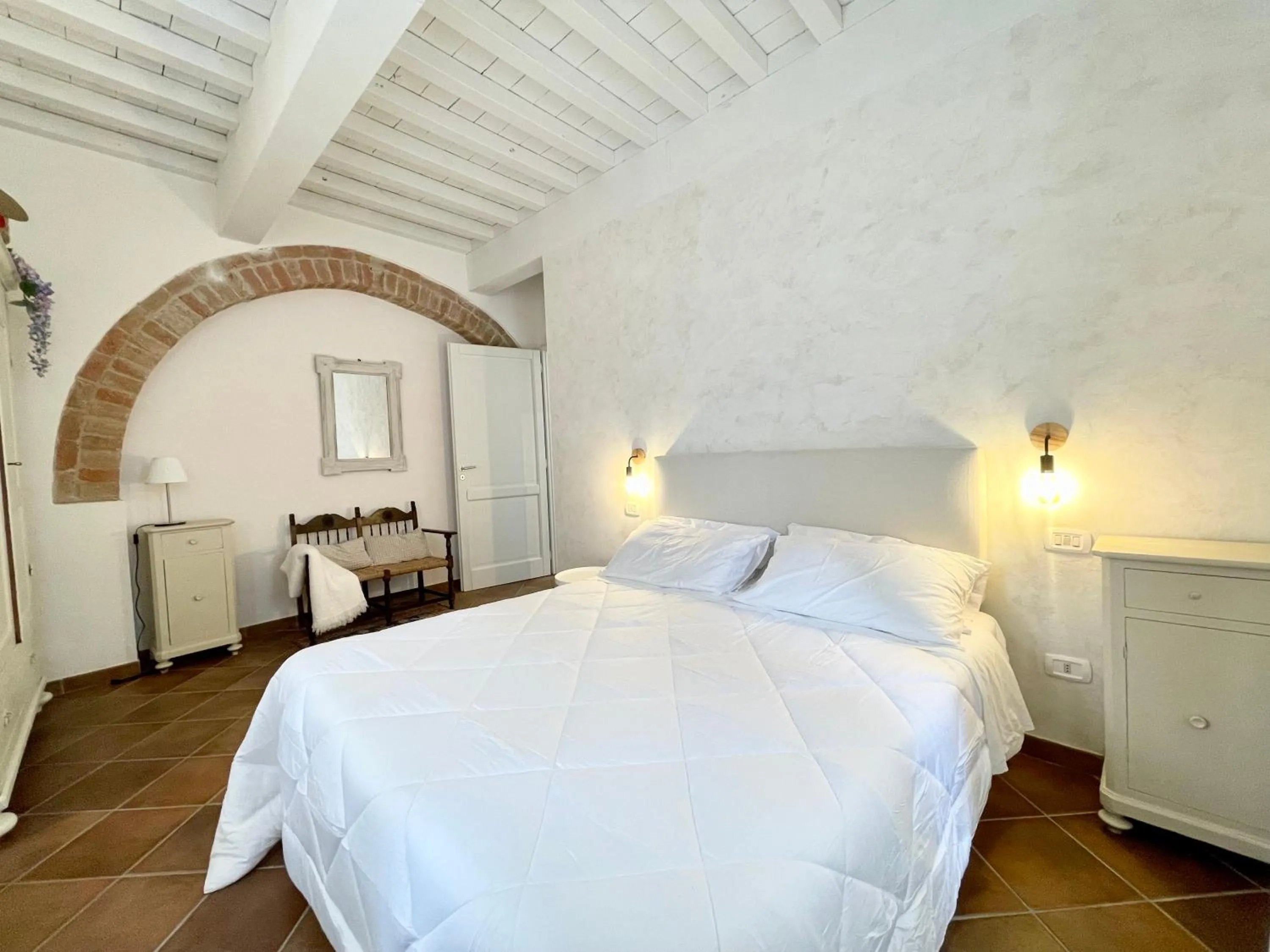 Bedroom, Bed in Agriturismo Antica Corte