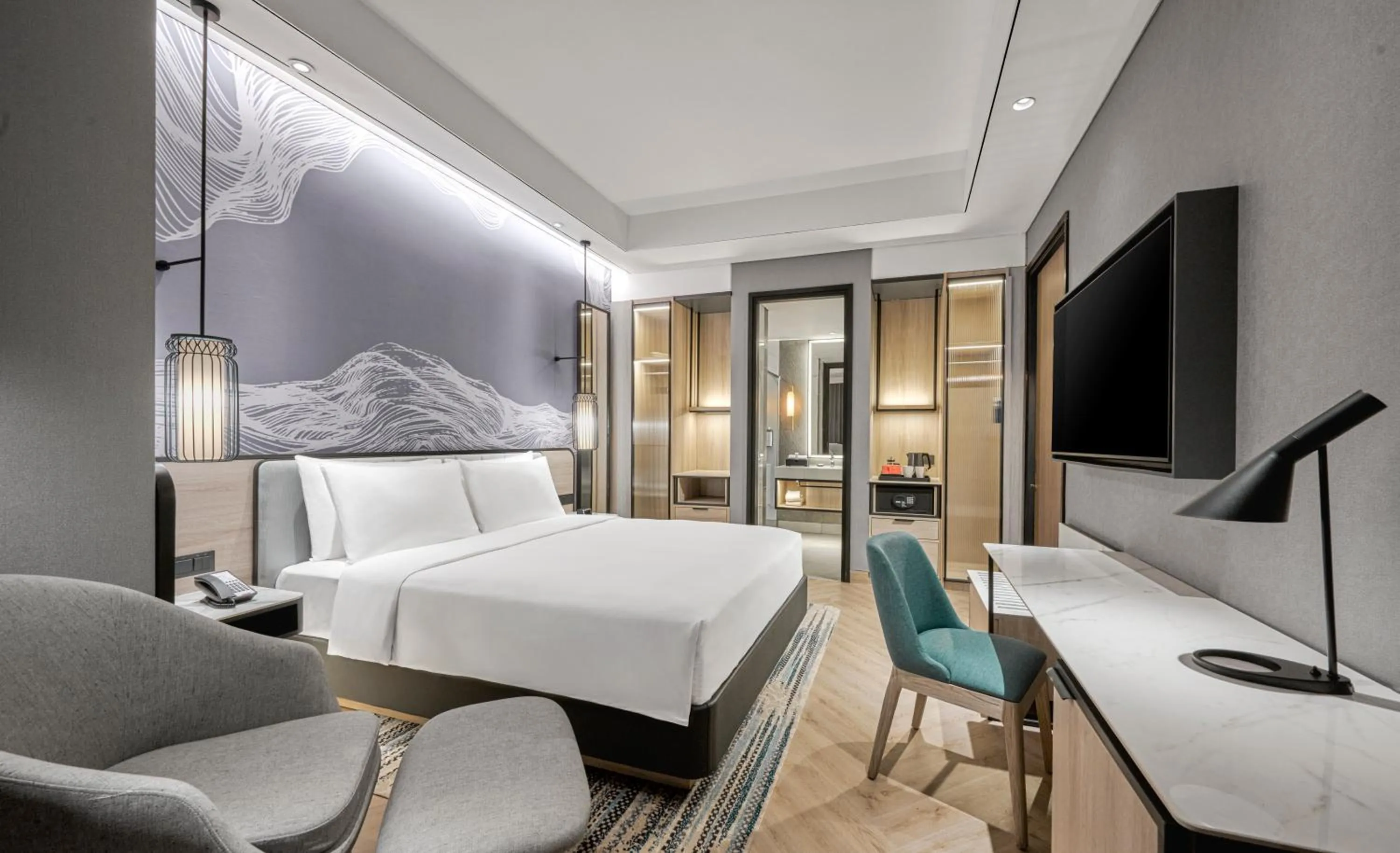 Bed in Hyatt Place Makassar