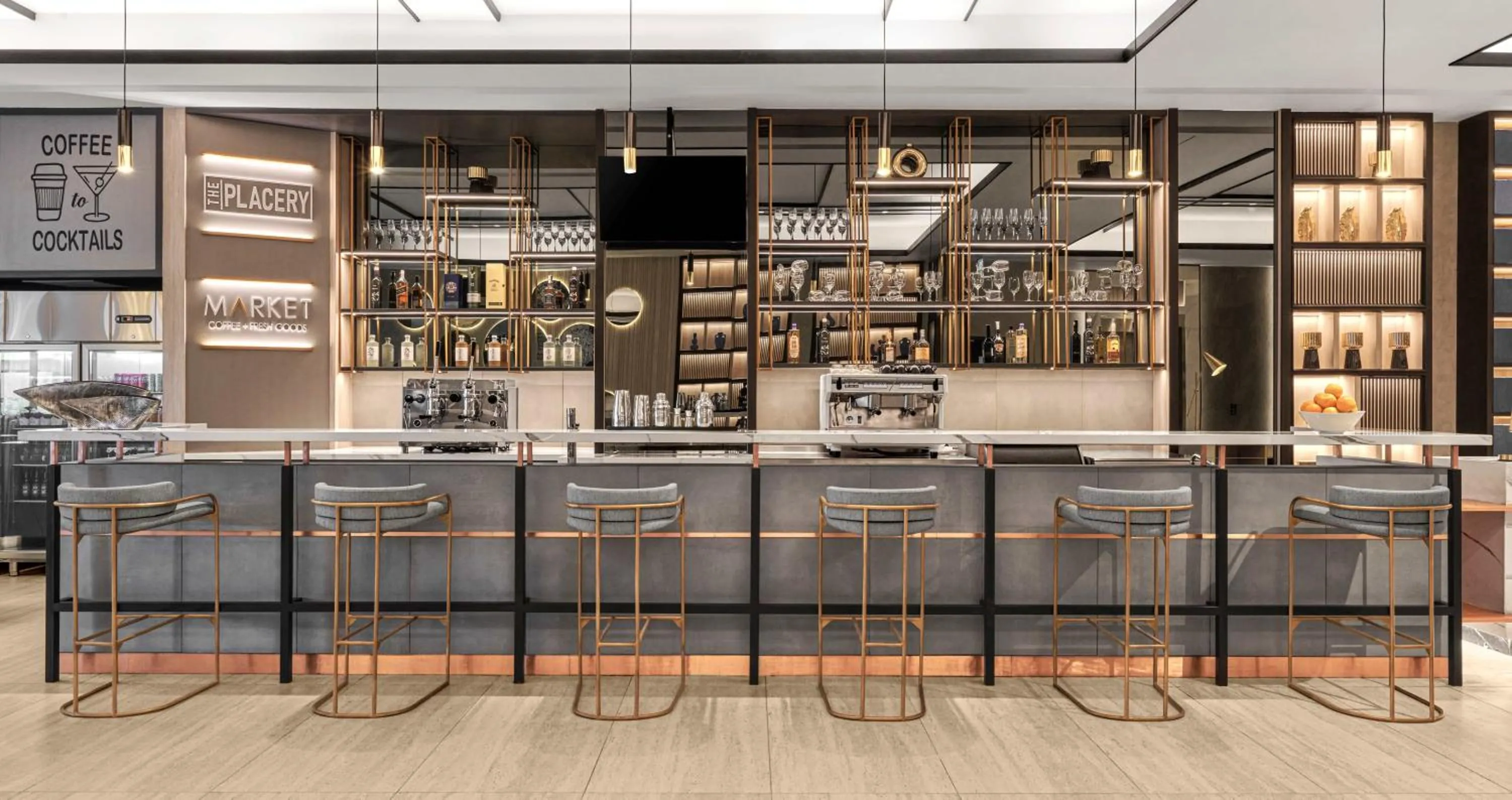 Lounge or bar in Hyatt Place Makassar