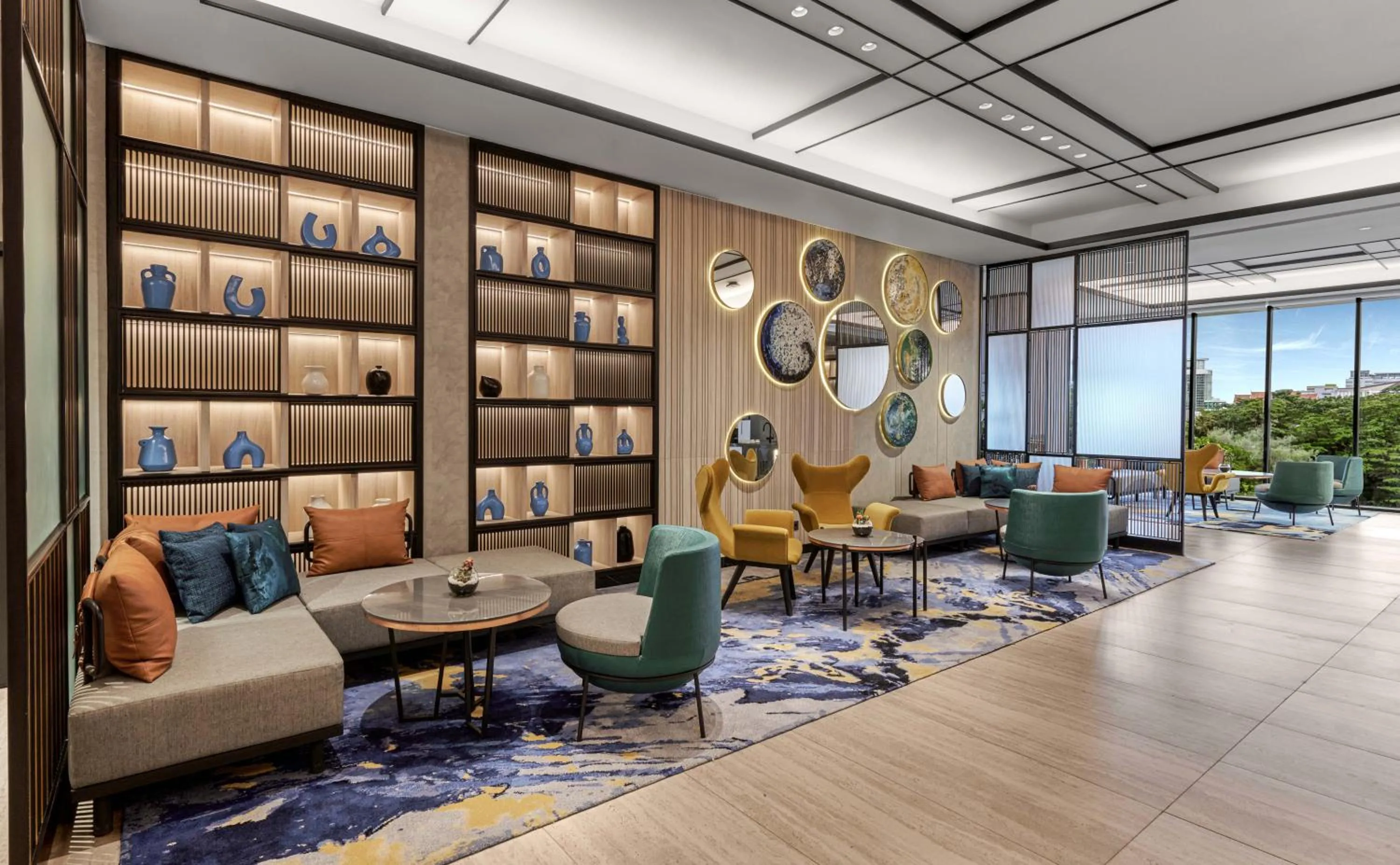 Lounge or bar in Hyatt Place Makassar