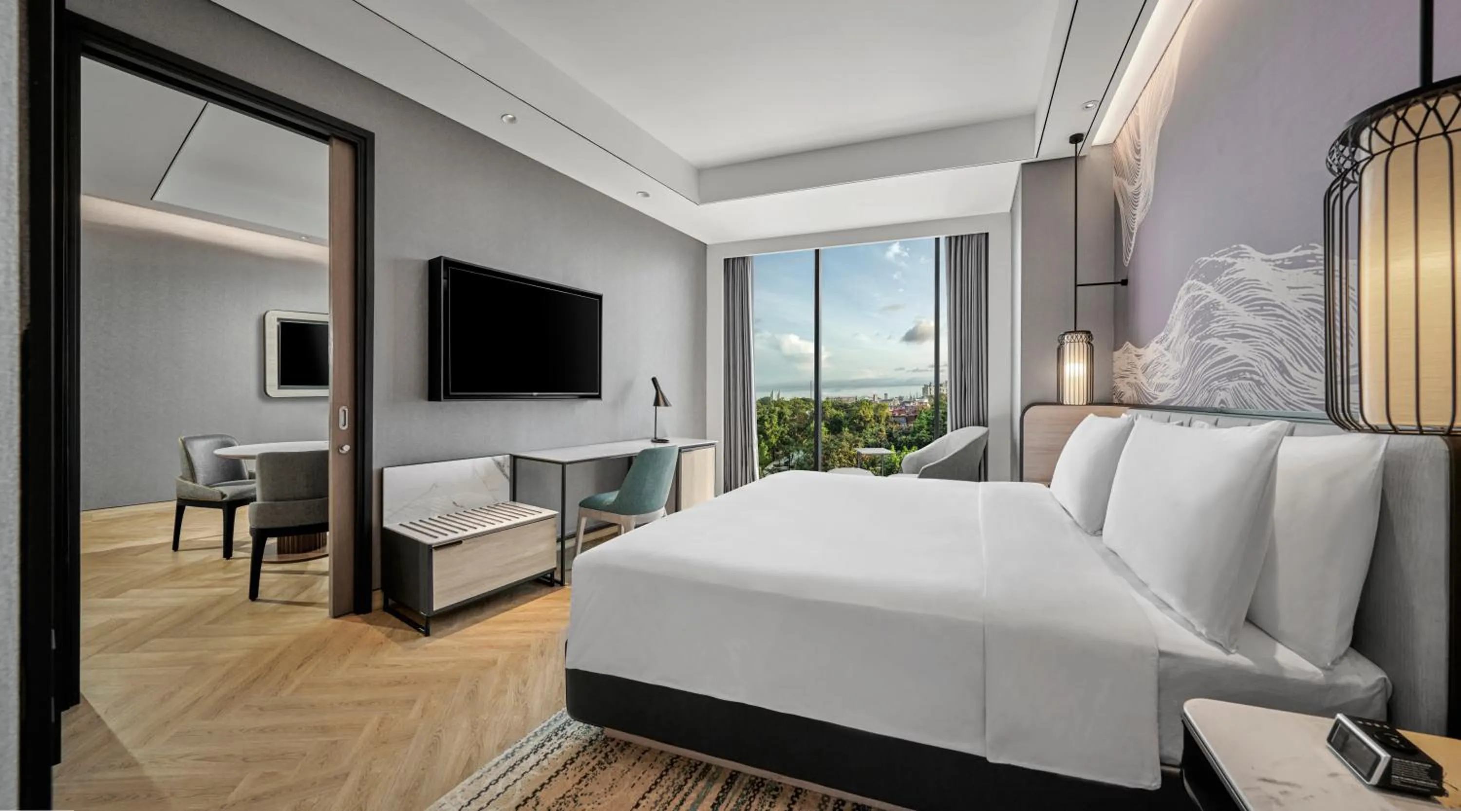 Bed in Hyatt Place Makassar