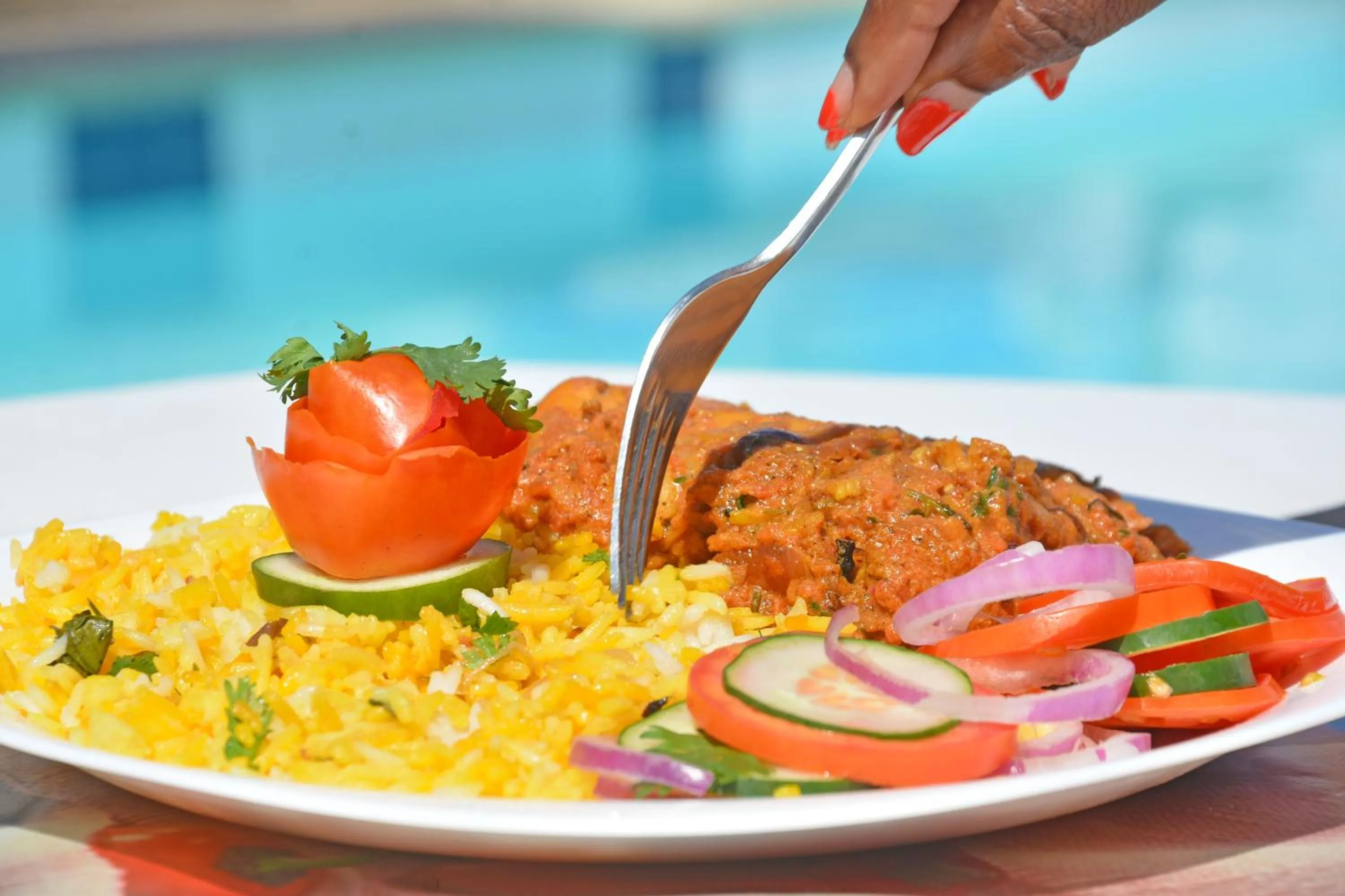 Dinner in Ocean View Nyali Boutique Hotel