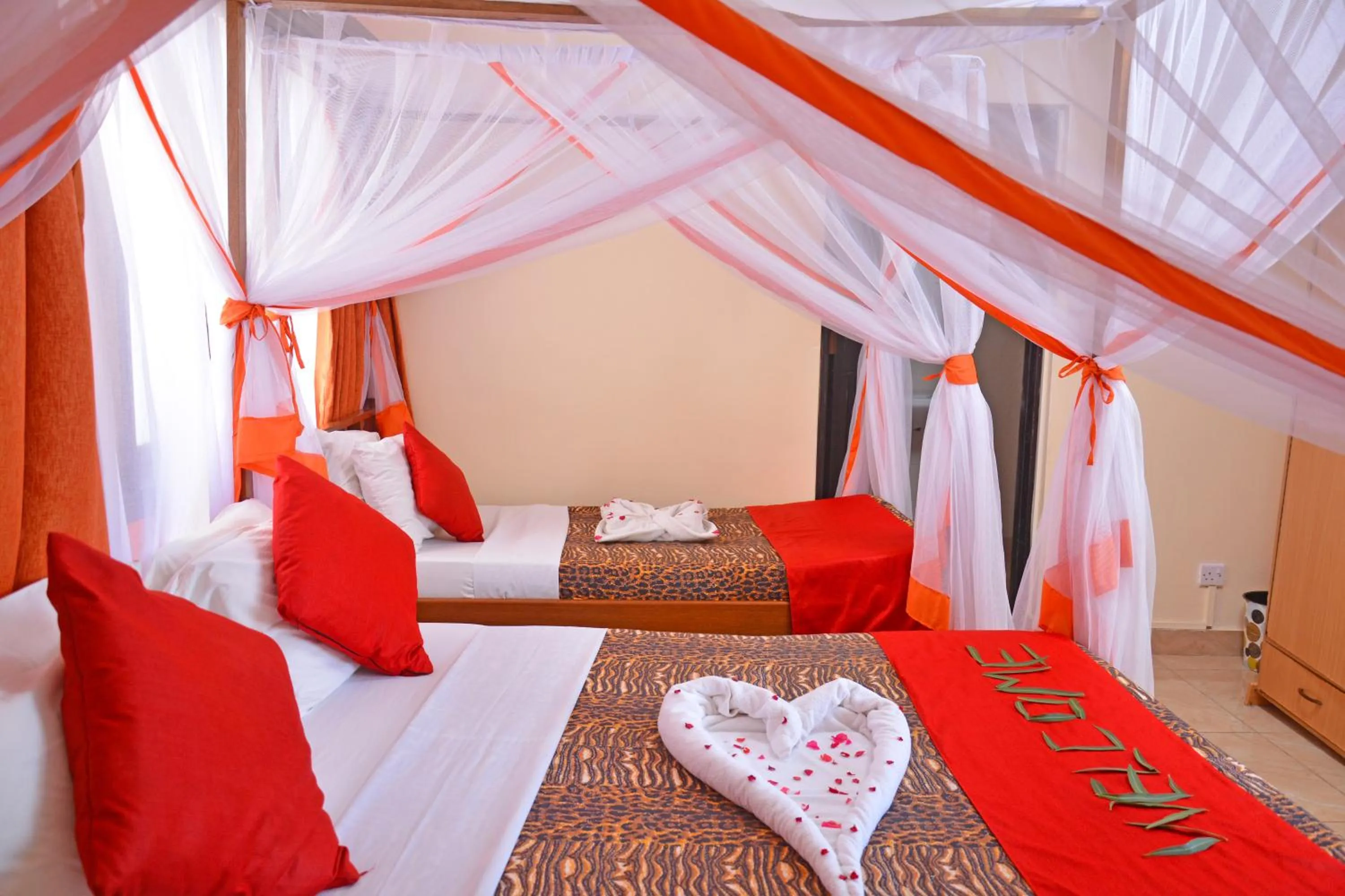 Bedroom, Bed in Ocean View Nyali Boutique Hotel