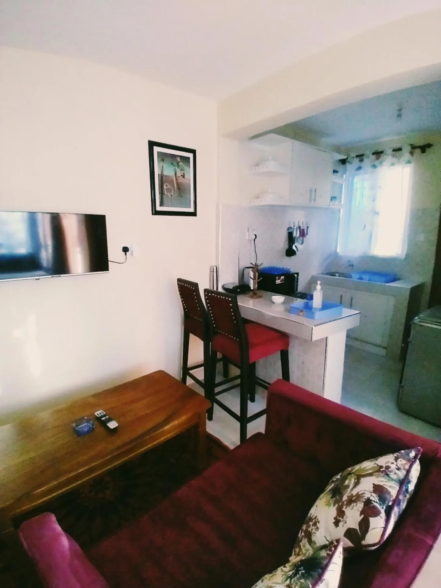 Kitchen or kitchenette in Ocean View Nyali Boutique Hotel