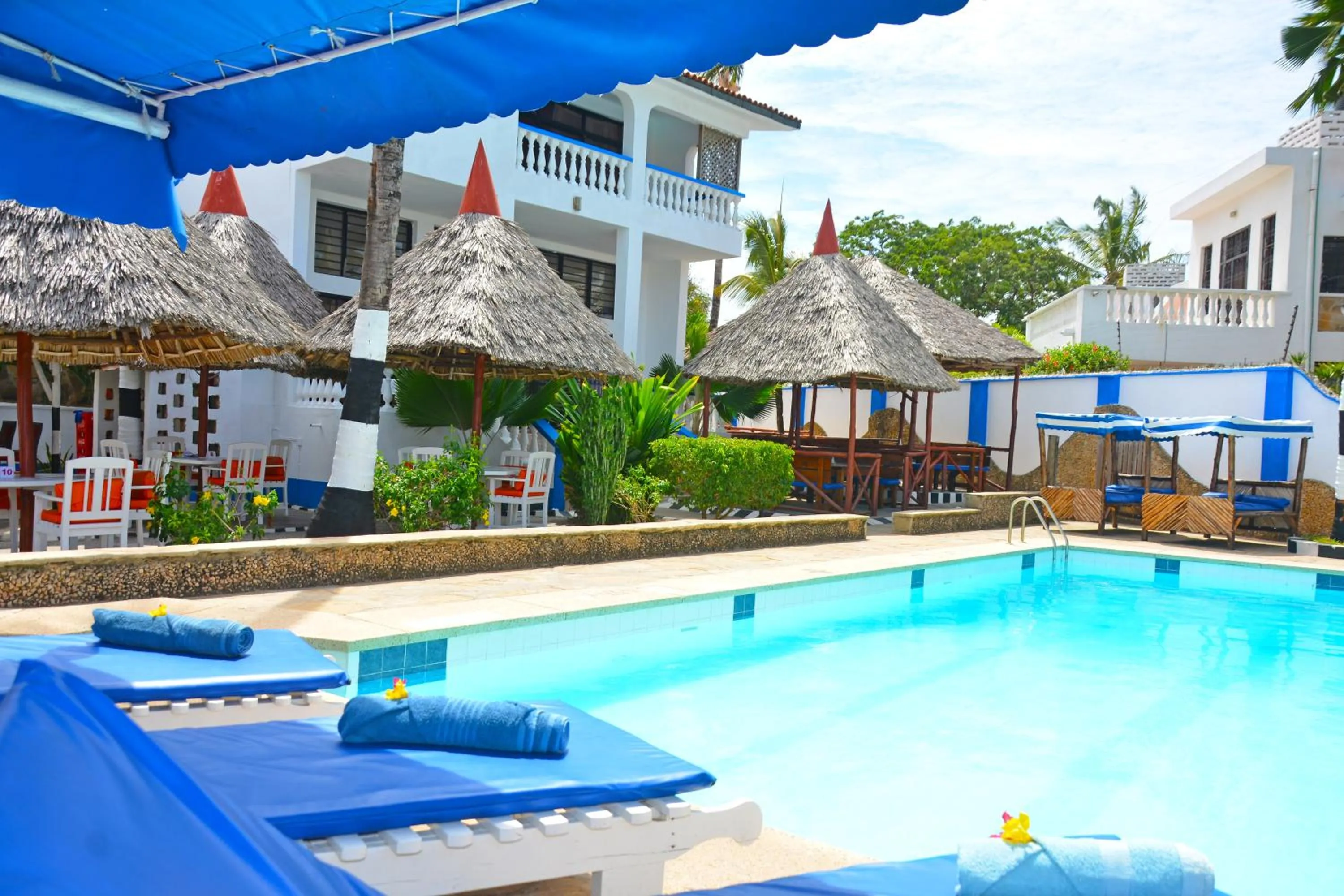 Swimming pool in Ocean View Nyali Boutique Hotel
