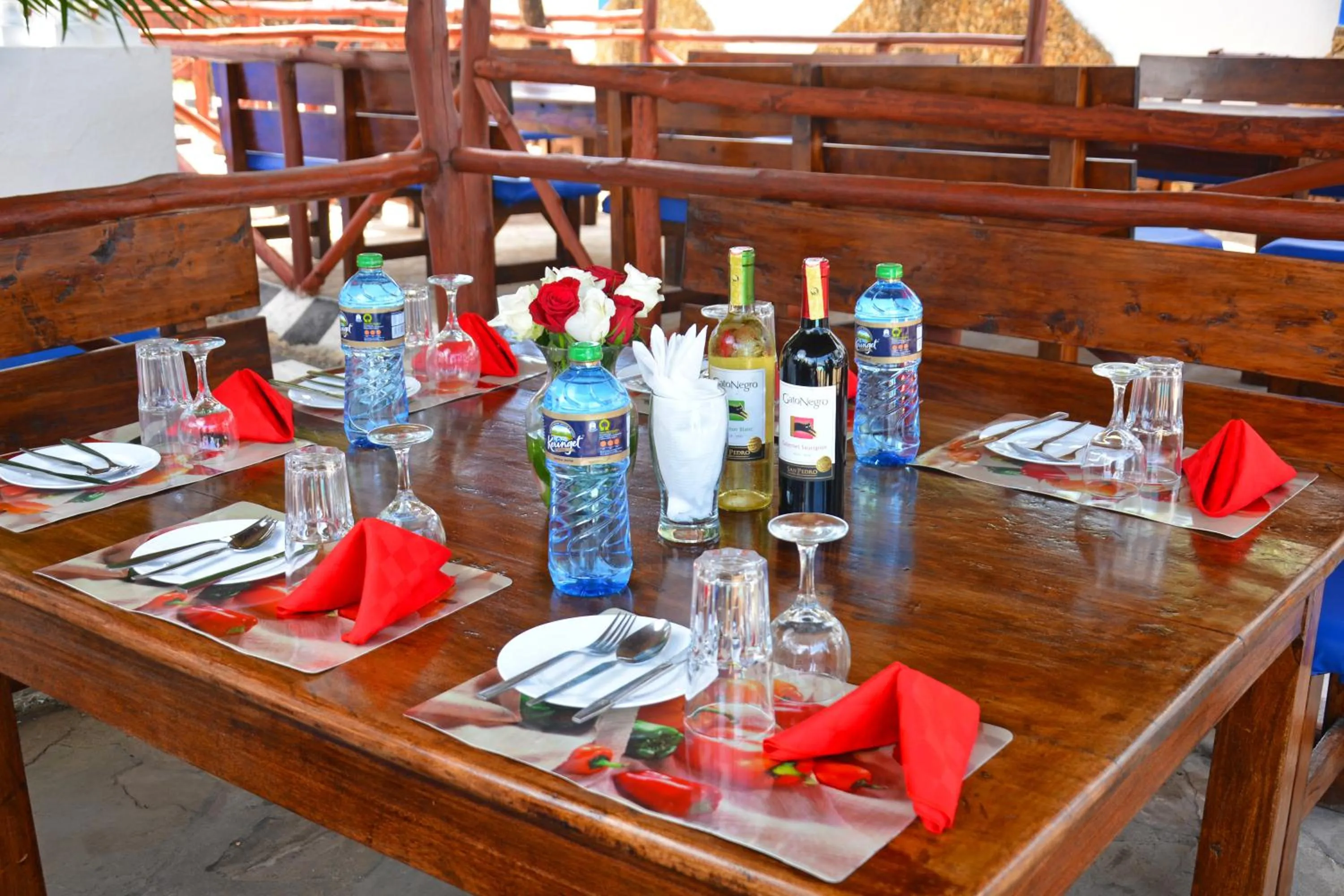Restaurant/places to eat in Ocean View Nyali Boutique Hotel