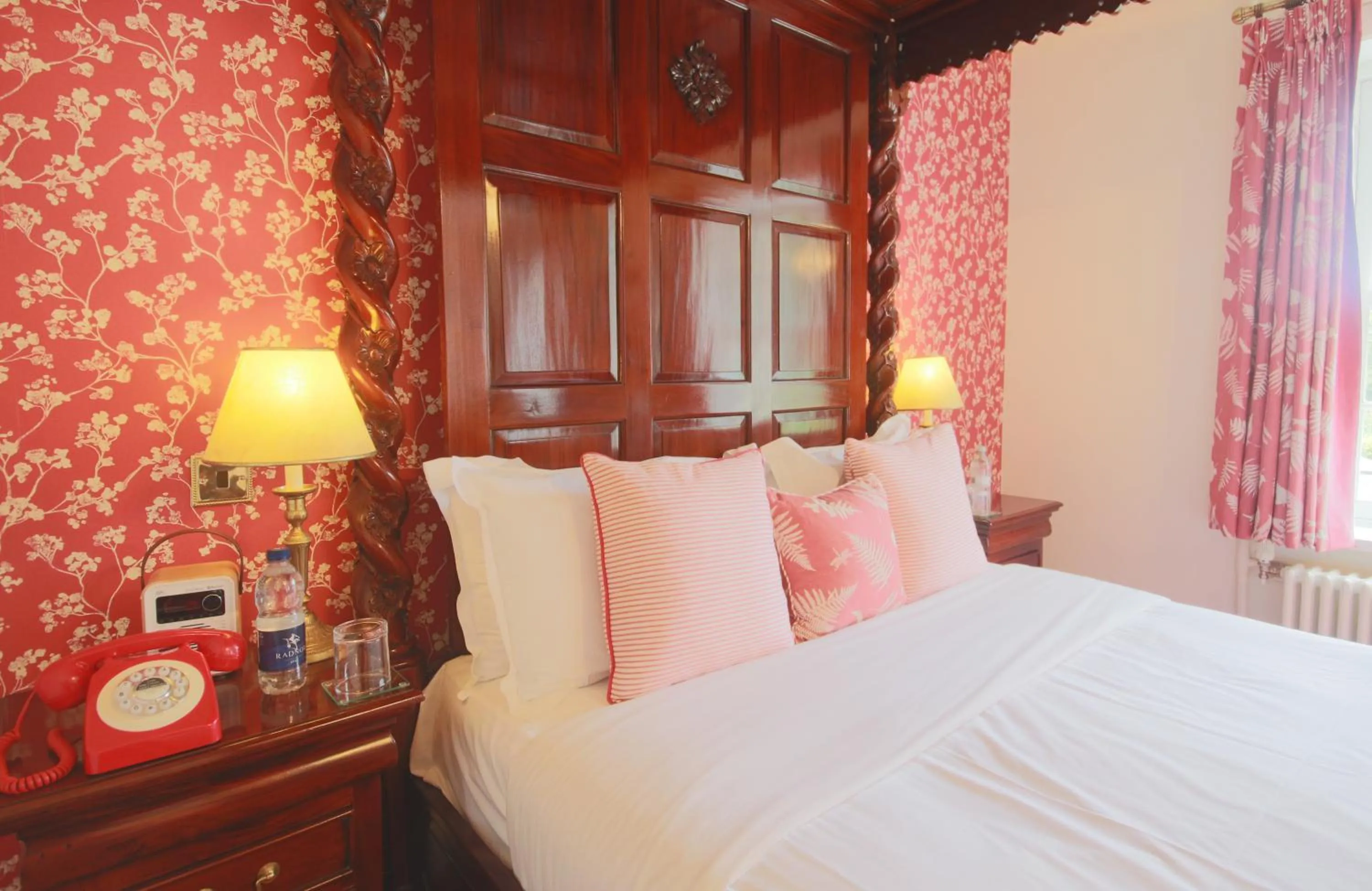 Decorative detail, Bed in The Malvern Hills Hotel