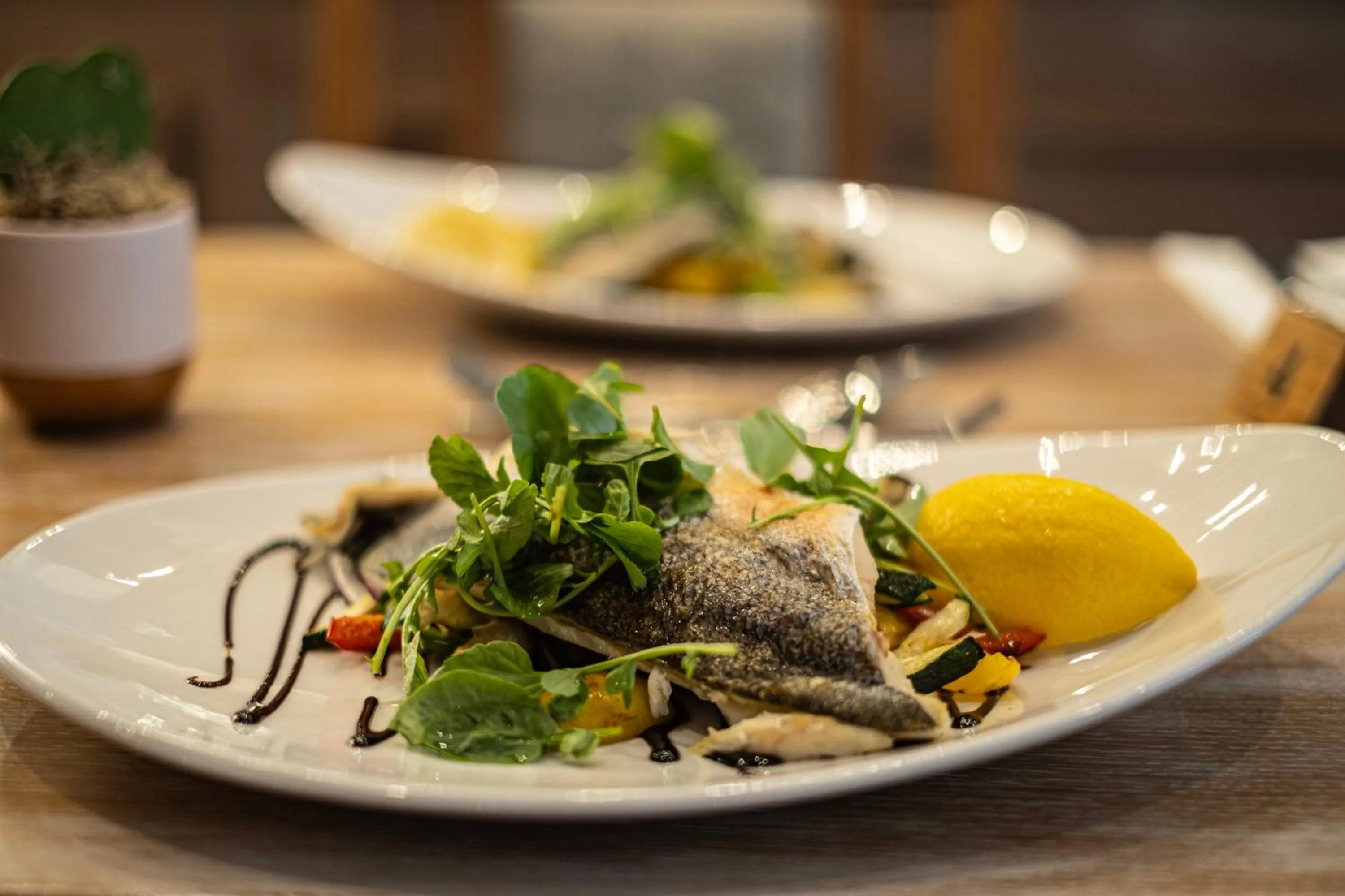 Food close-up in The Malvern Hills Hotel