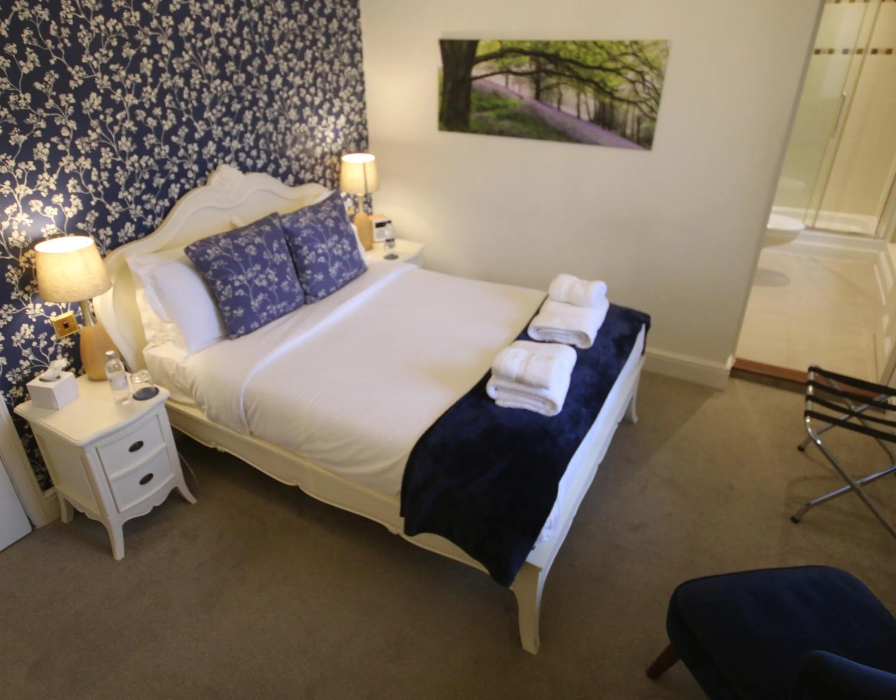 Bed in The Malvern Hills Hotel