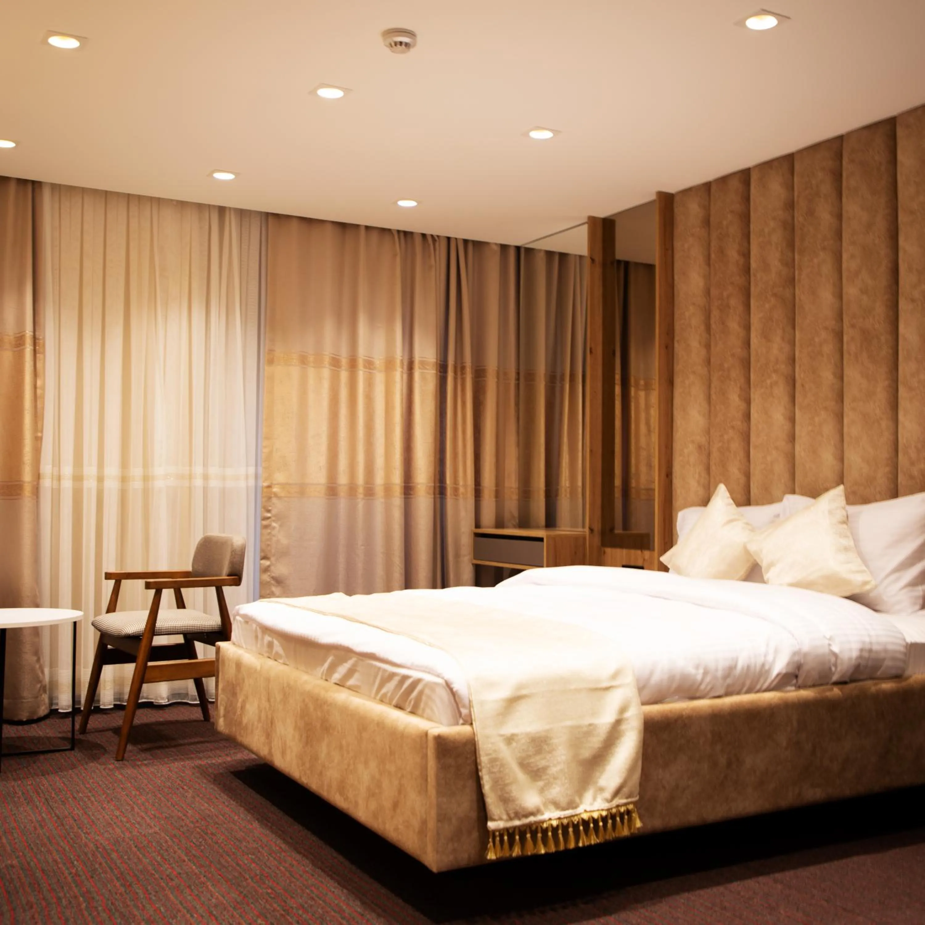 Decorative detail, Bed in Sabiha Sultan Hotel-Karakoy