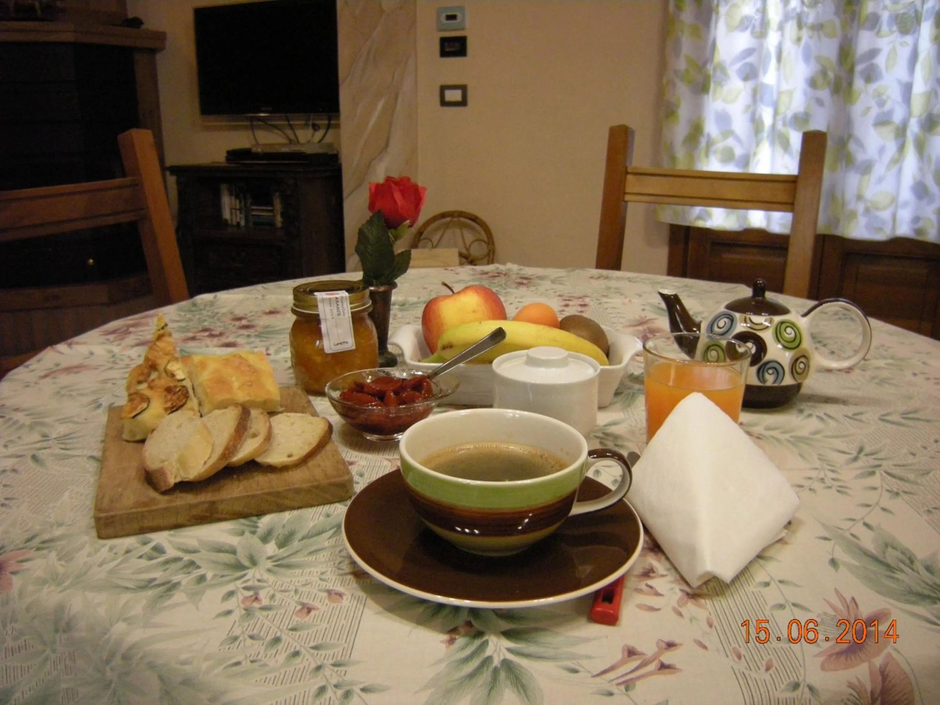 Breakfast in Castello San Romano