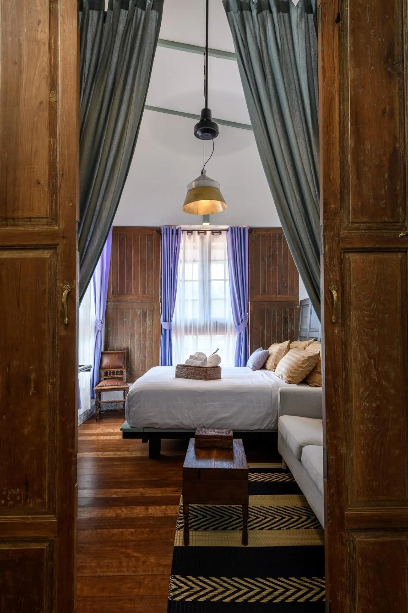 Bed in Hanuman Boutique Stay &Eatery