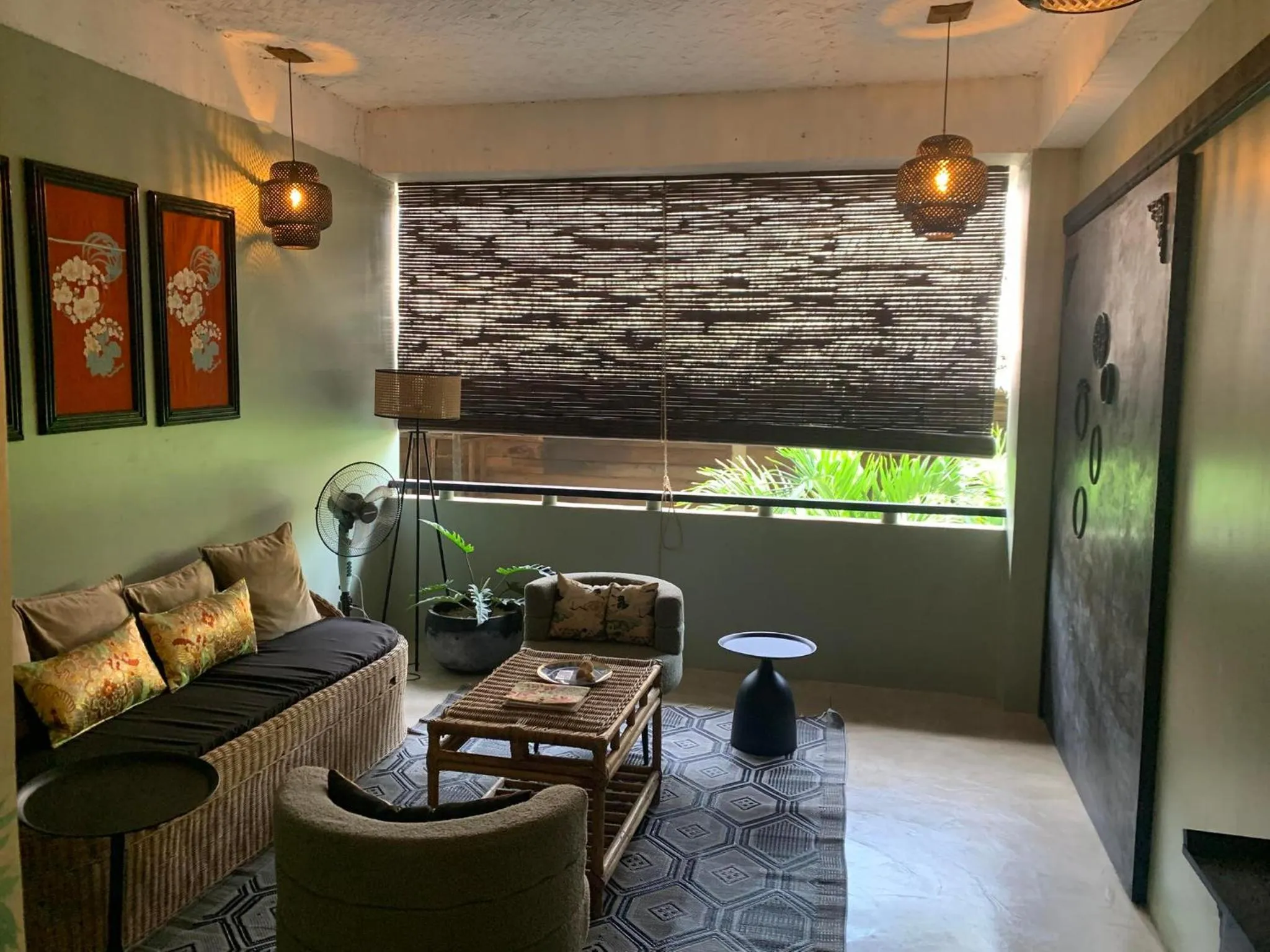 Living room in La Plage Hotel