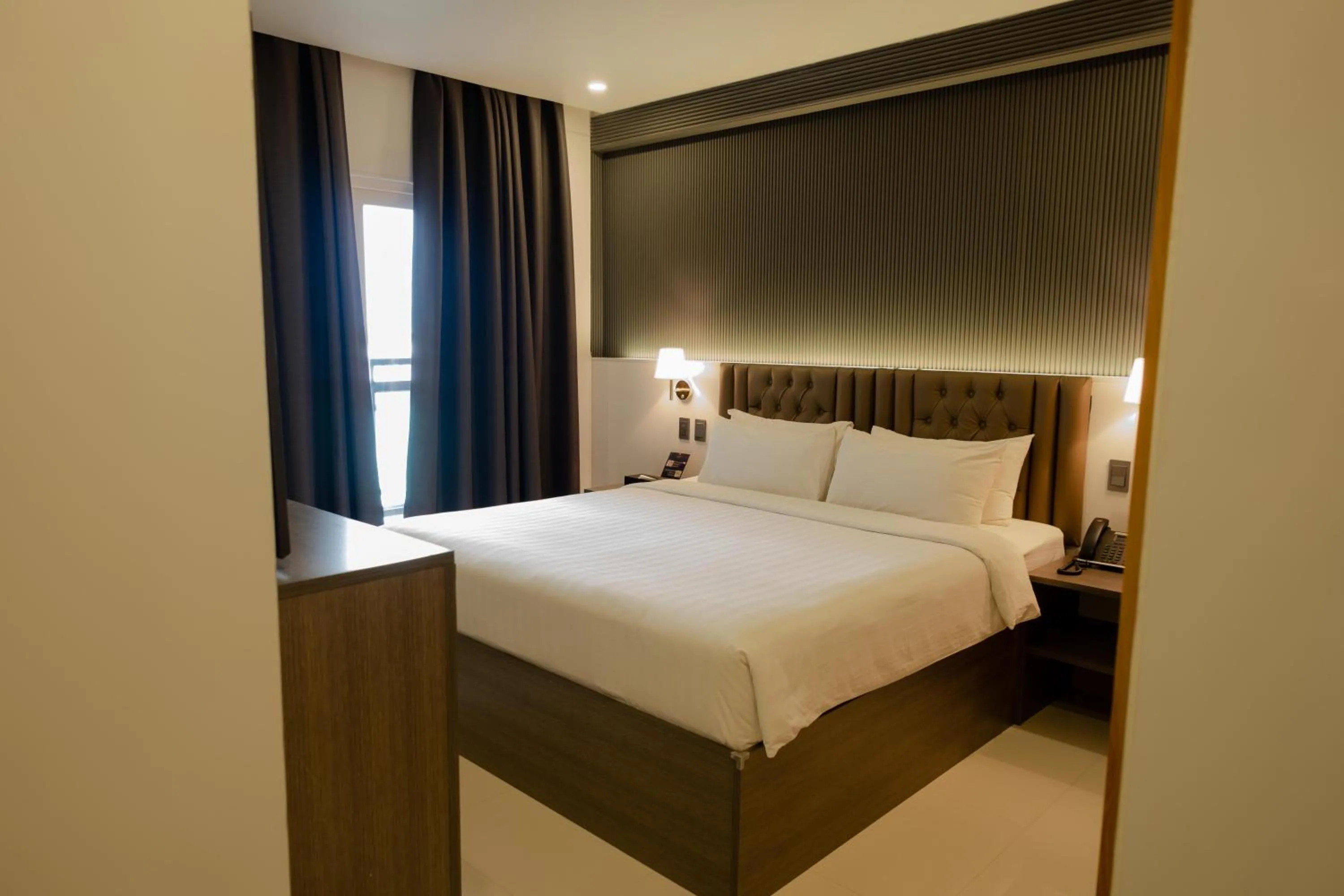 Bed in THE TIMES HOTEL