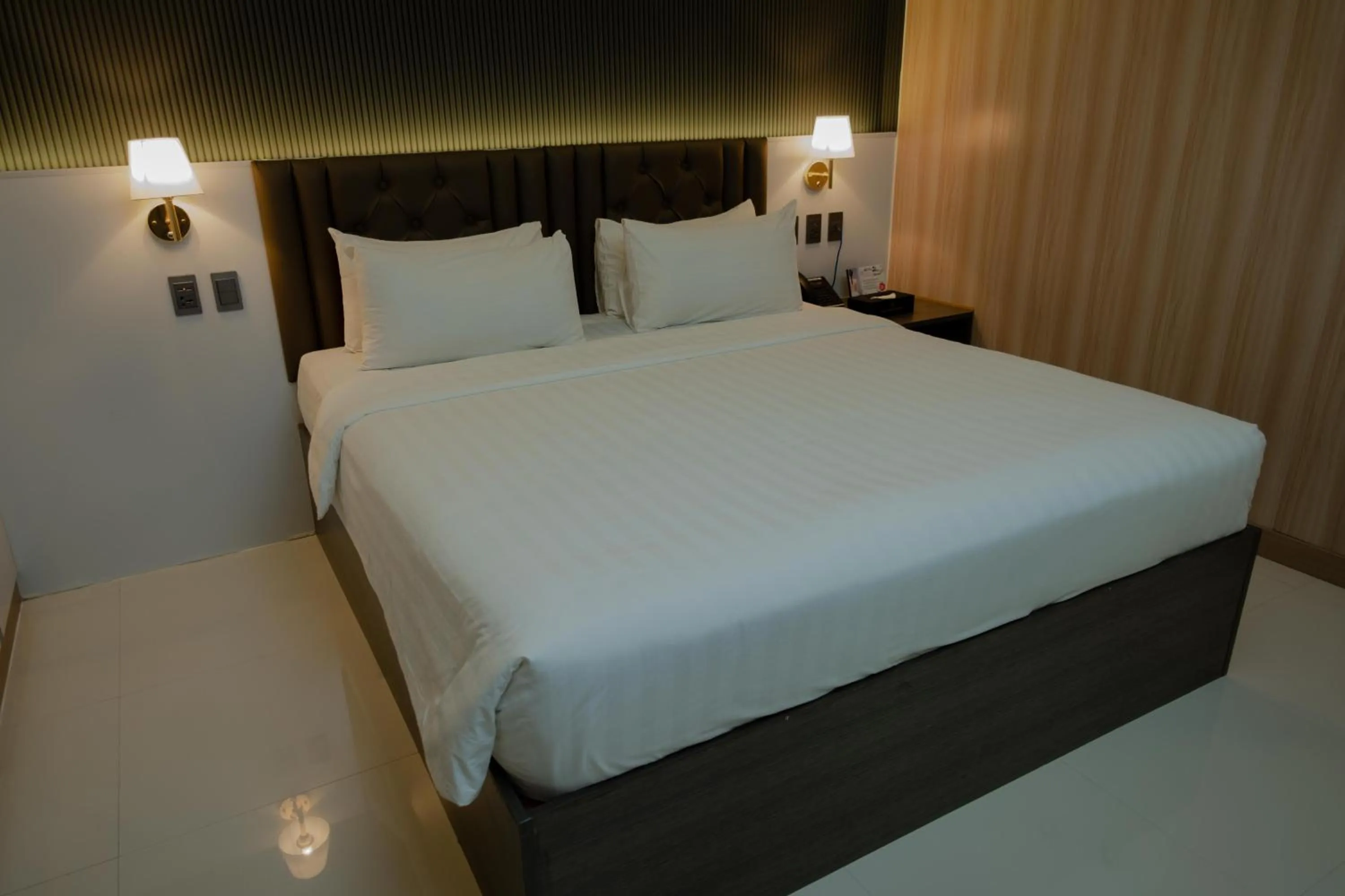 Bed in THE TIMES HOTEL