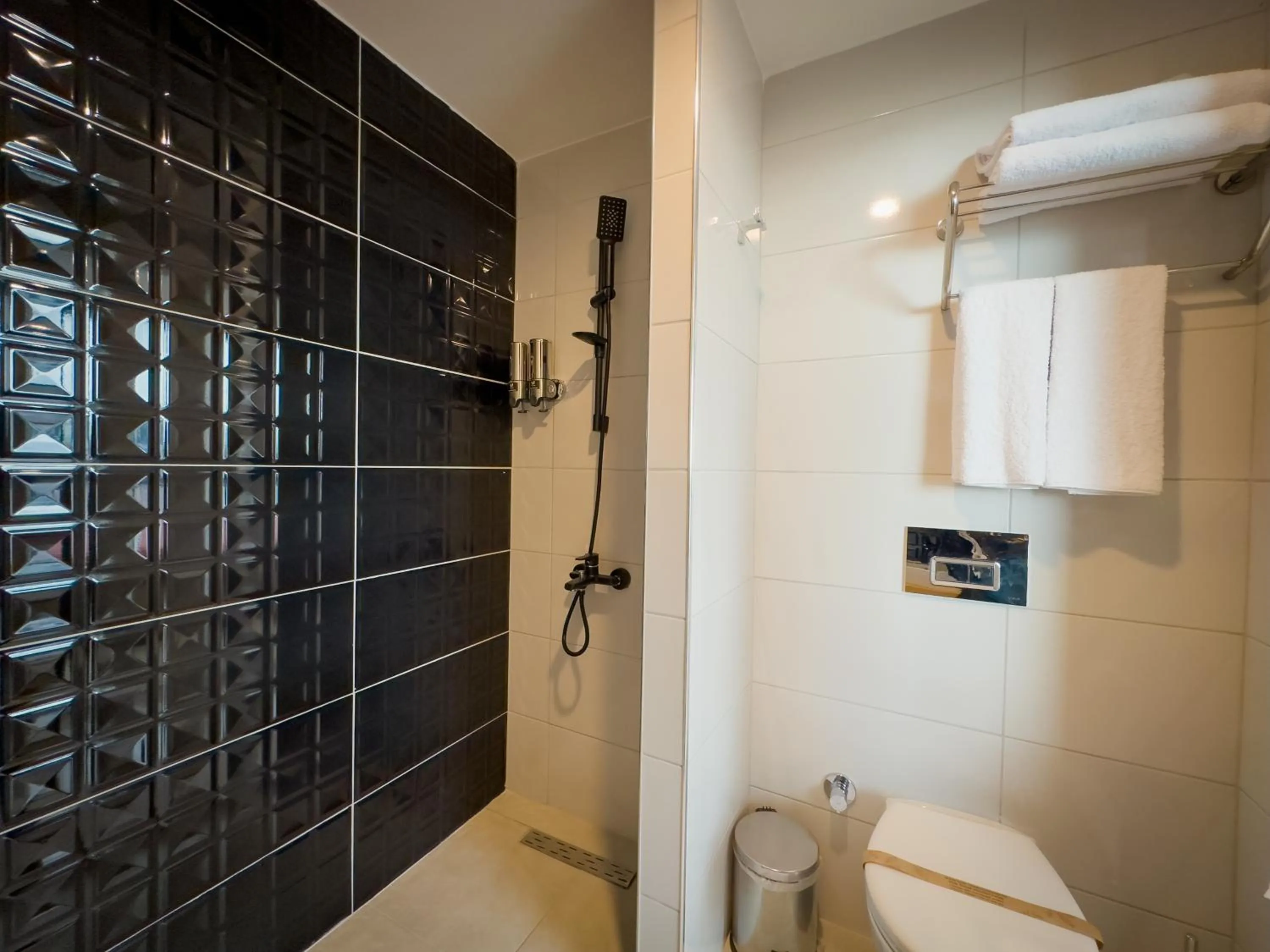 Shower in Mihman Hotel