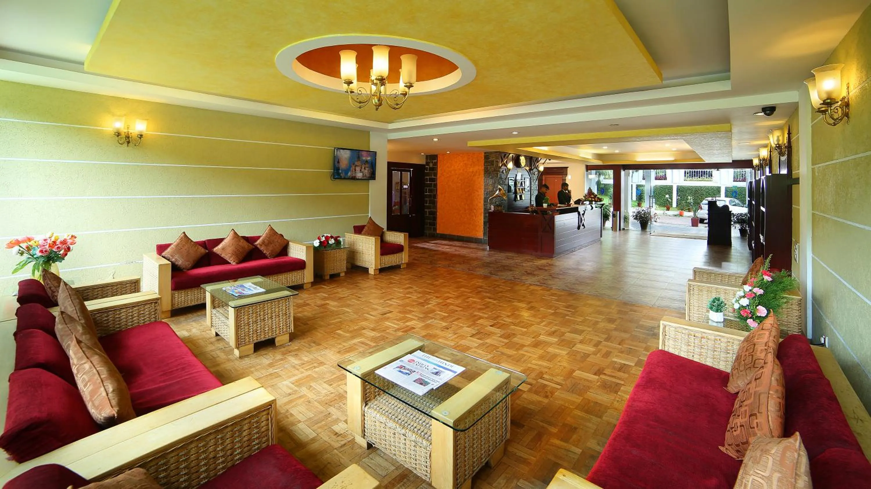 Lobby or reception in Hotel C7 Munnar