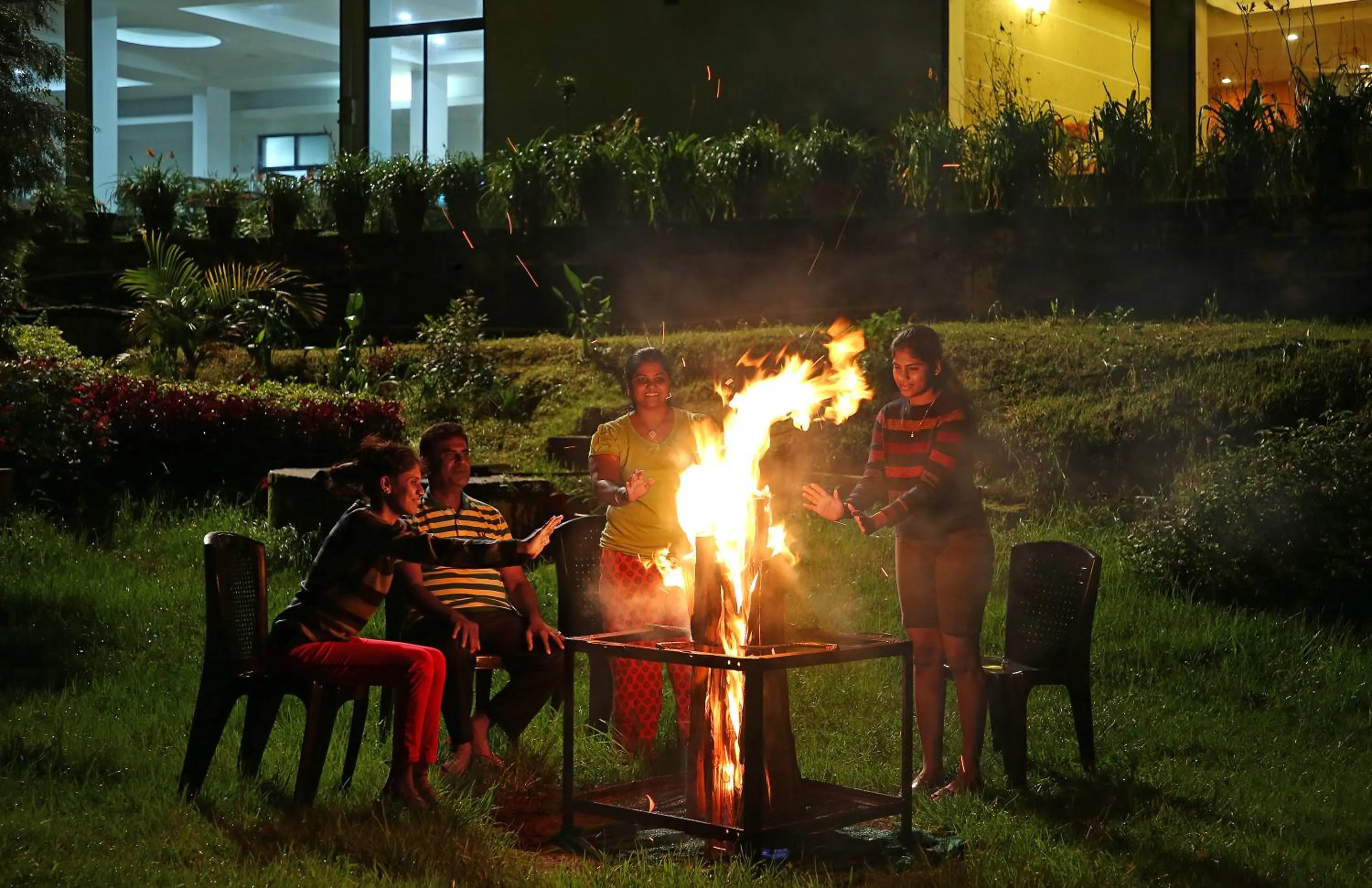 flat iron in Hotel C7 Munnar
