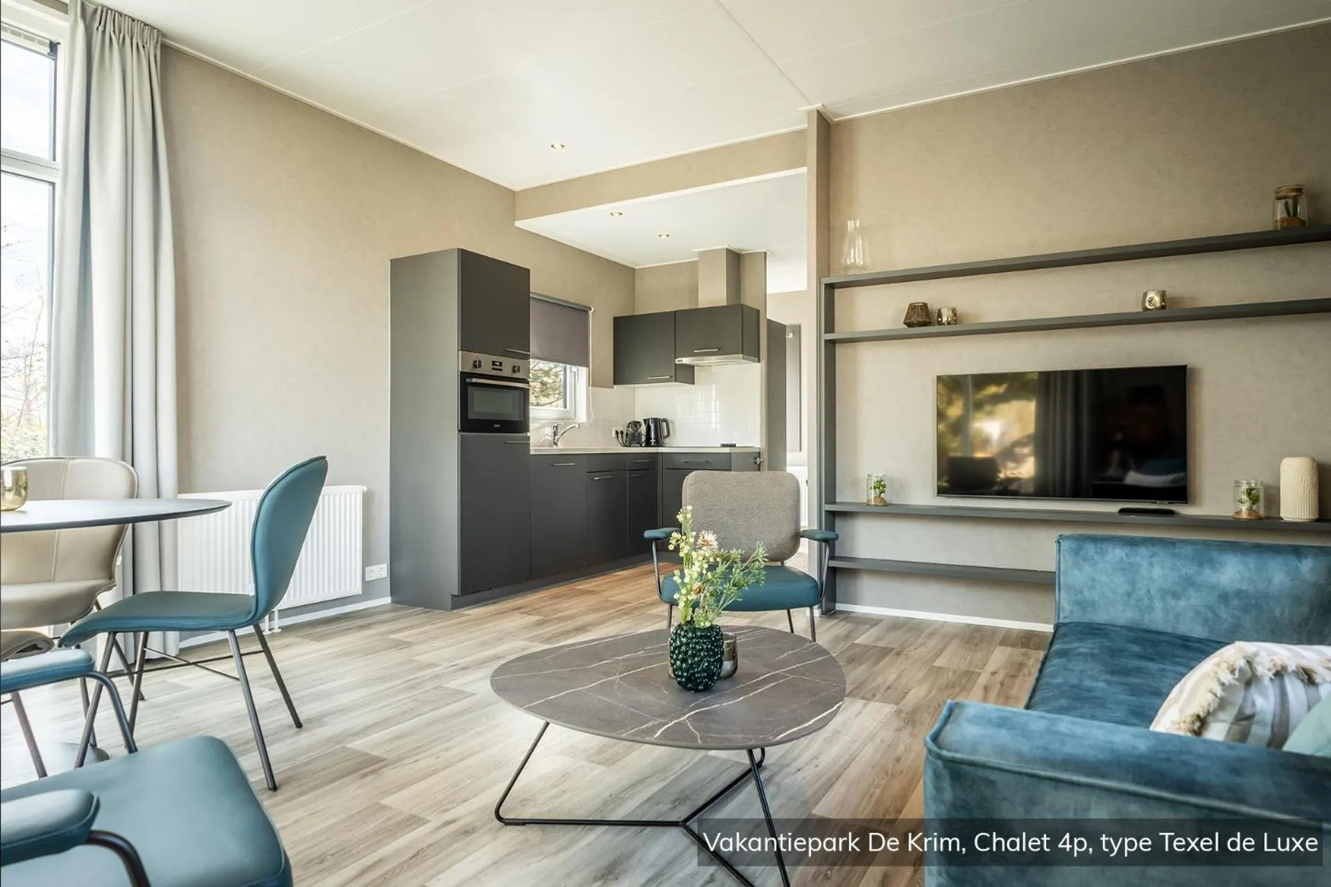 Living room in Vakantiepark De Krim Texel