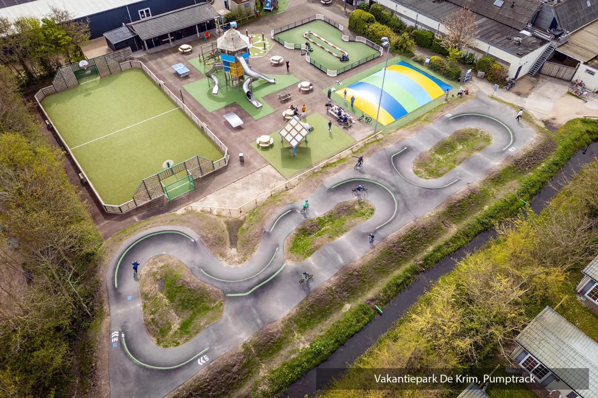 Children play ground in Vakantiepark De Krim Texel