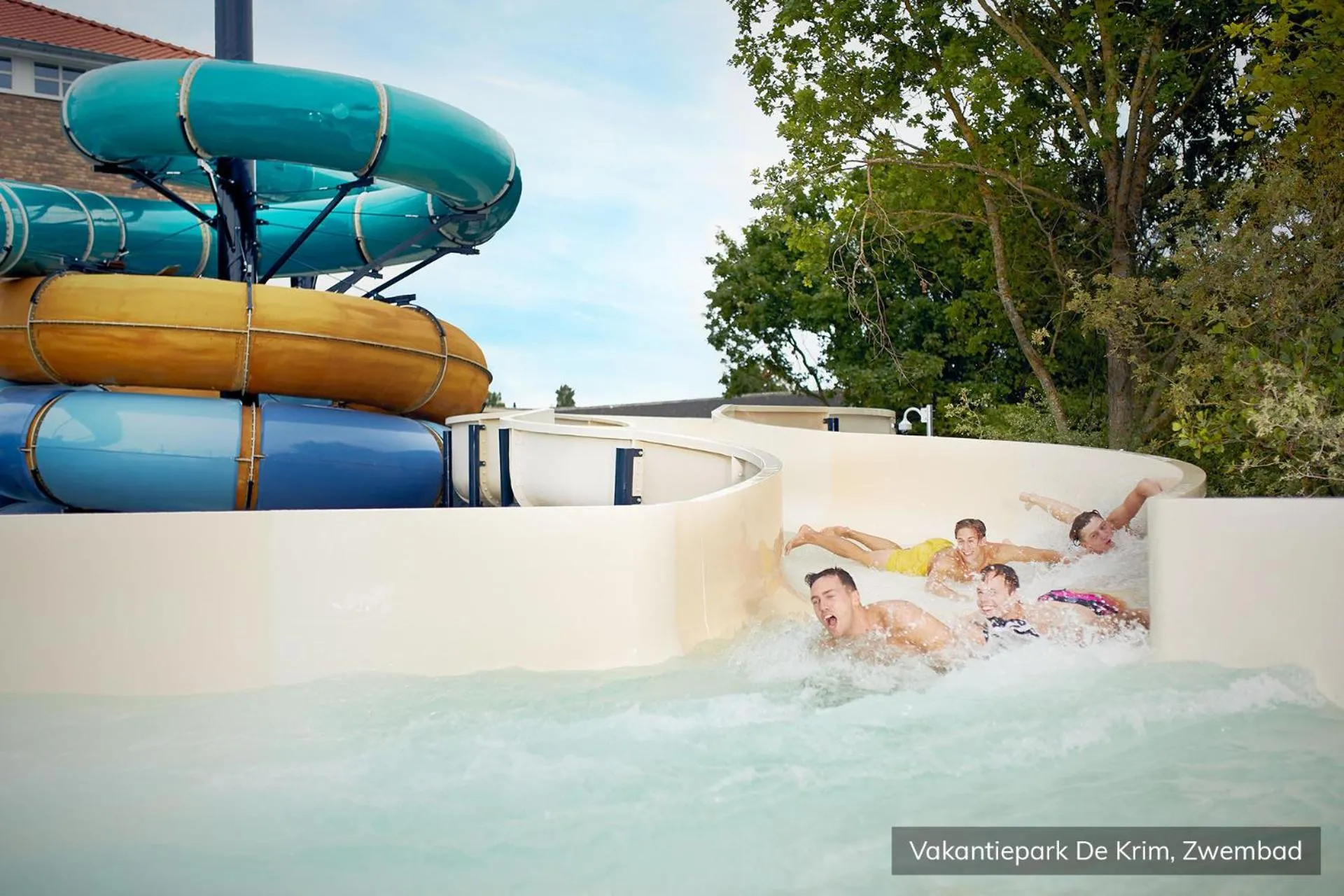 Swimming pool in Vakantiepark De Krim Texel
