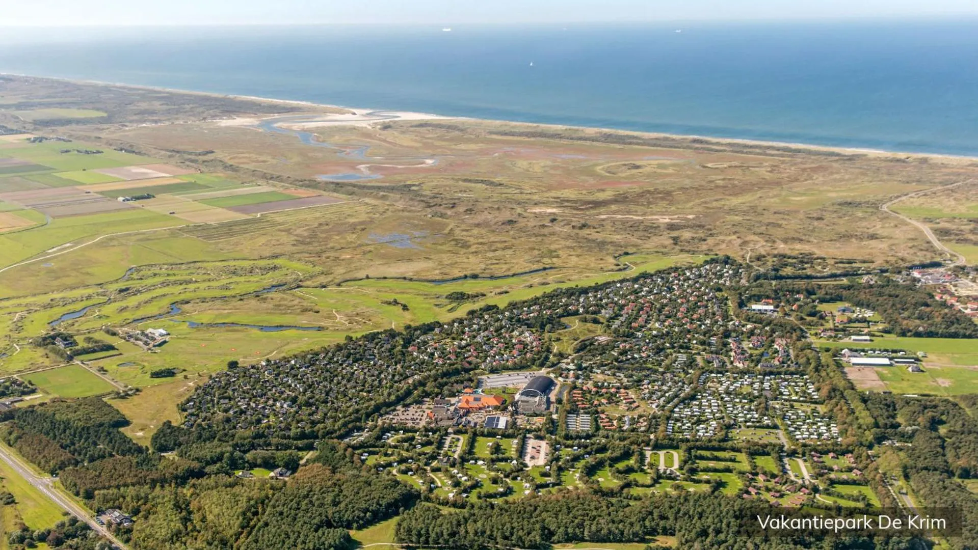 Natural landscape in Vakantiepark De Krim Texel