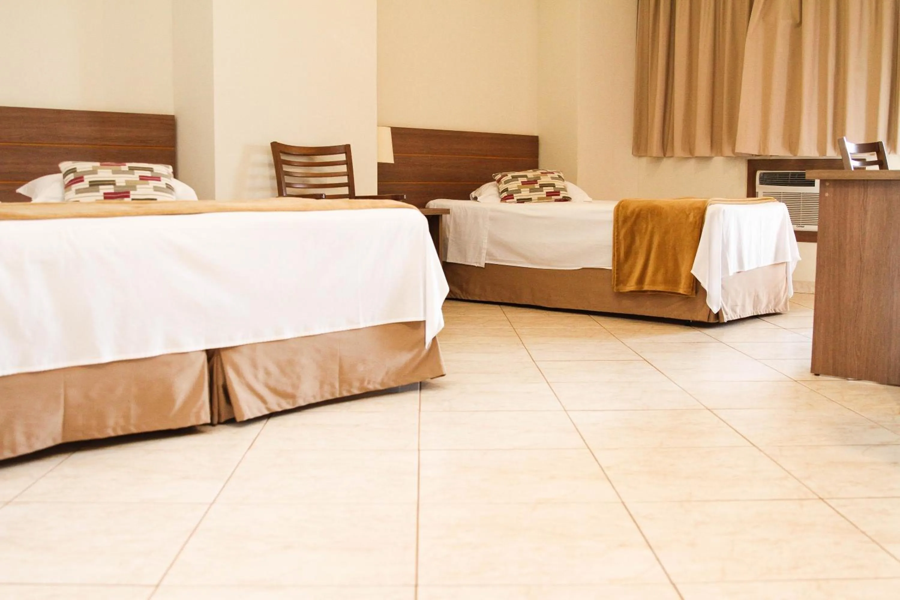 Bed in Hotel Fazenda Pirâmides