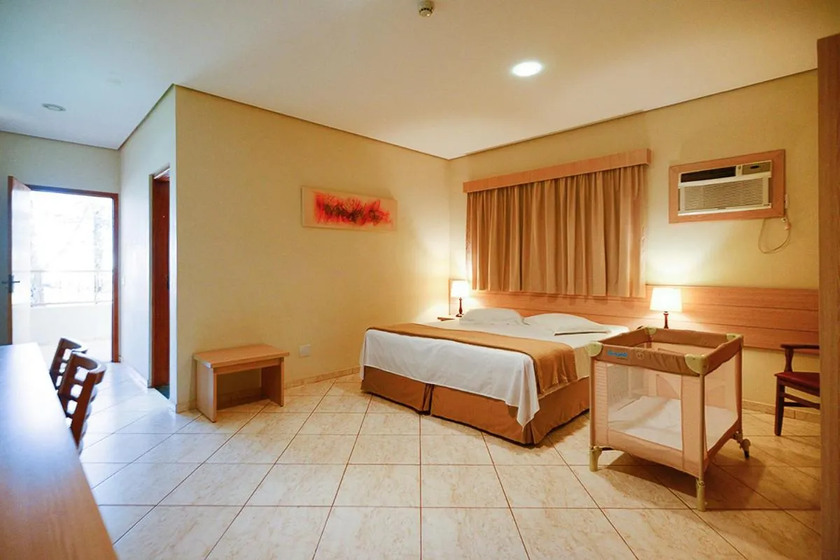 Bed in Hotel Fazenda Pirâmides