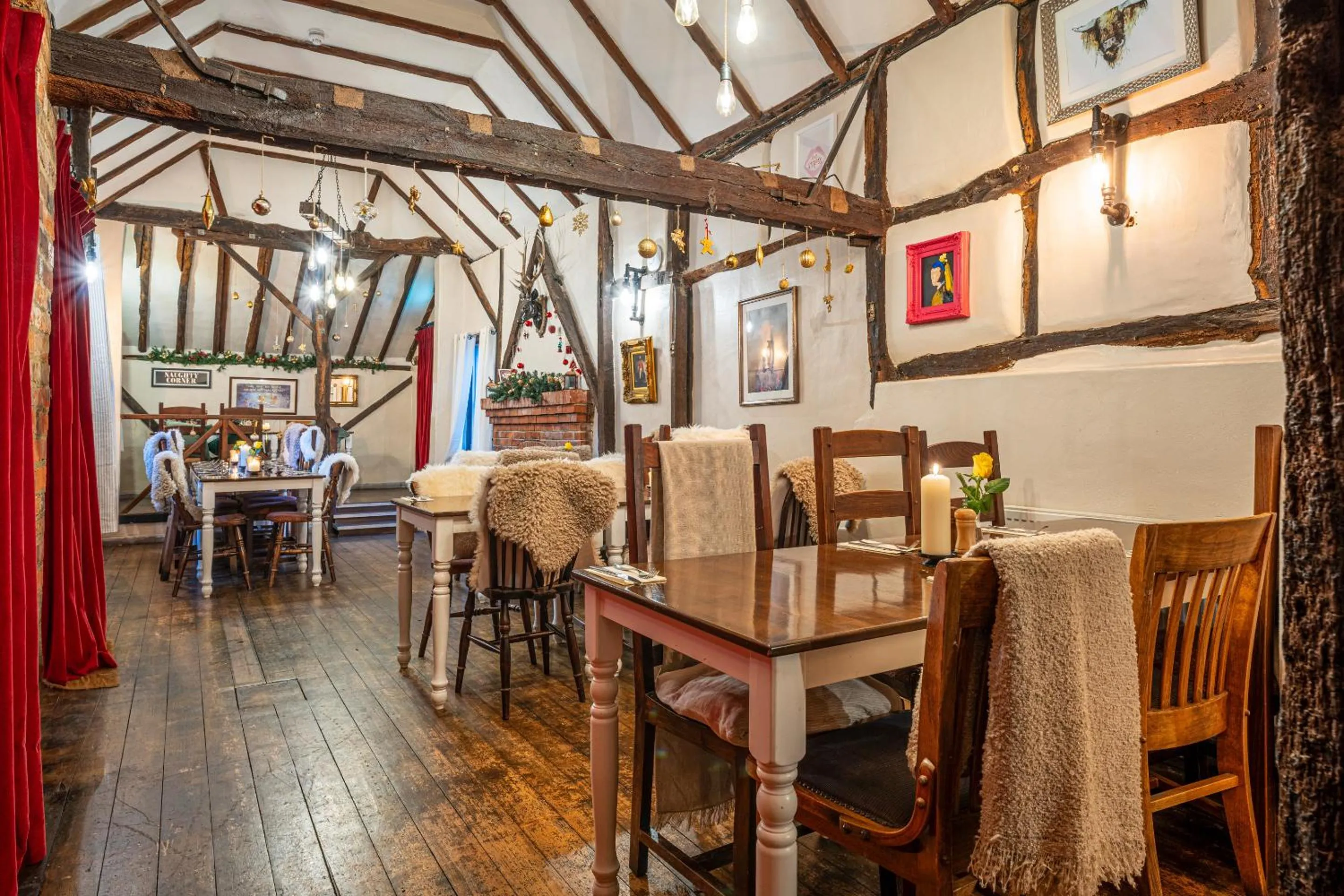 Dining area in The Bull on the Green