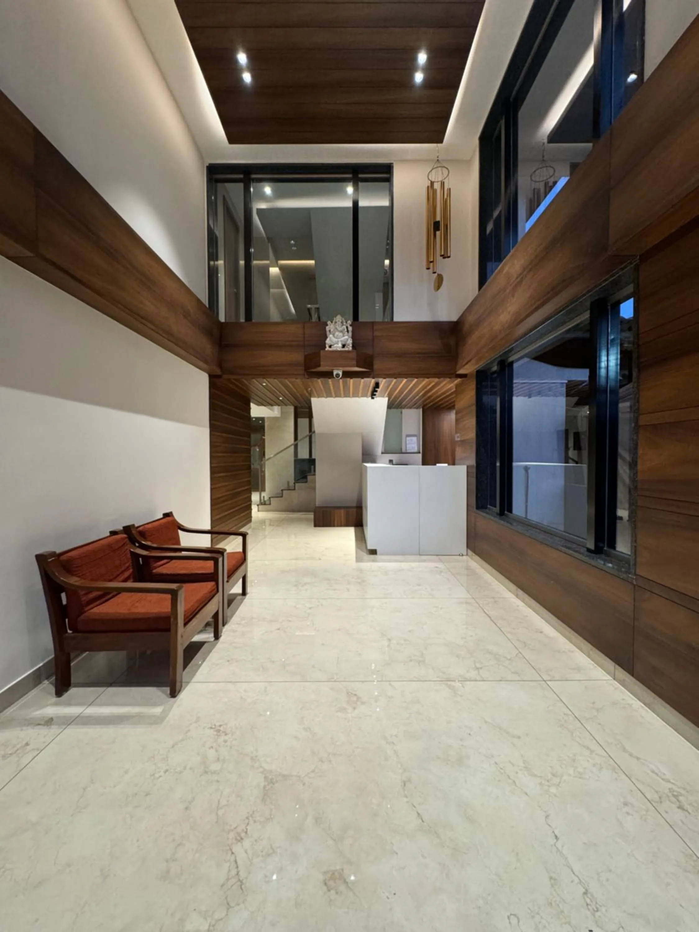 Seating area in Hotel Devdeep Porvorim