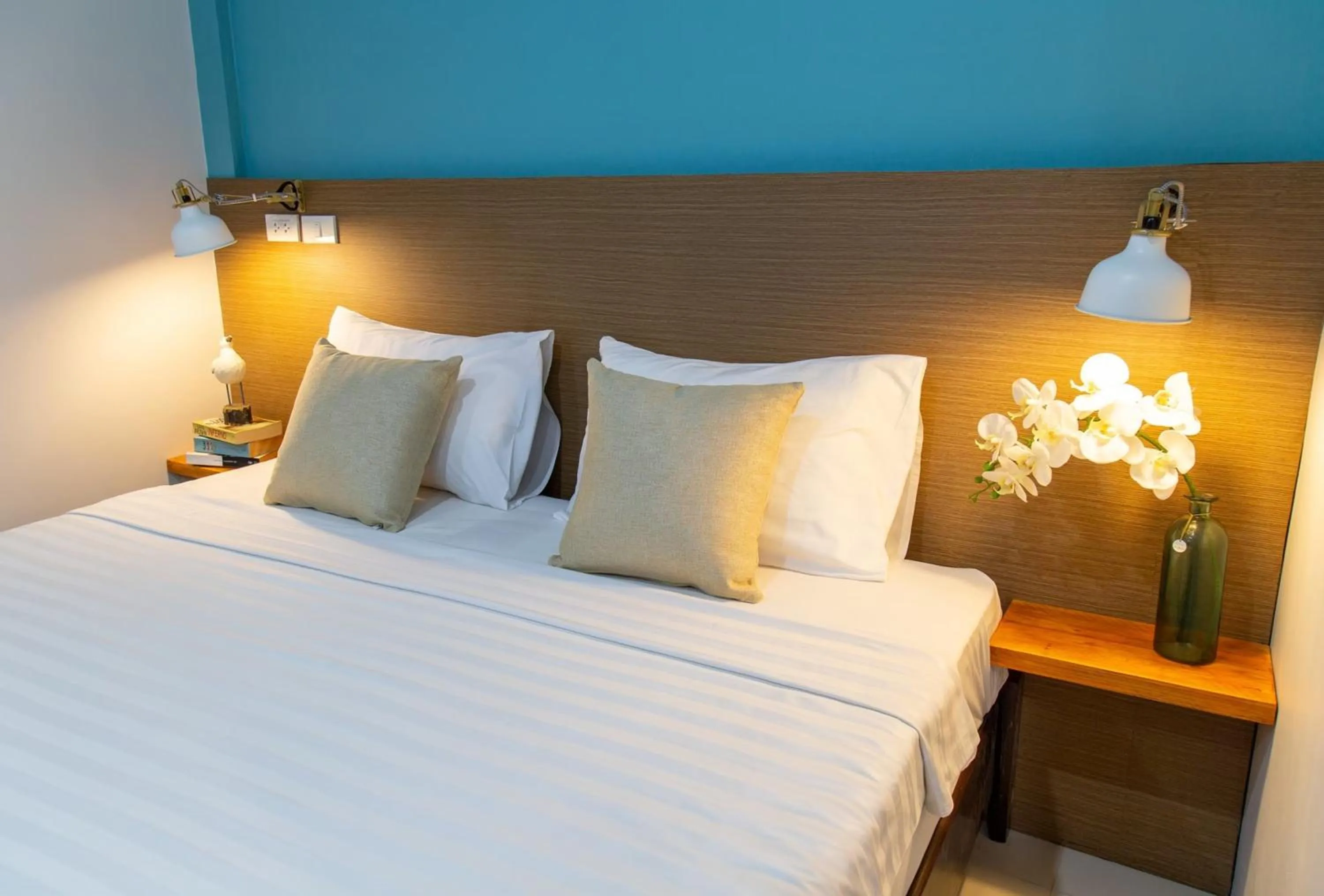 Bed in Kamala Beach Residence