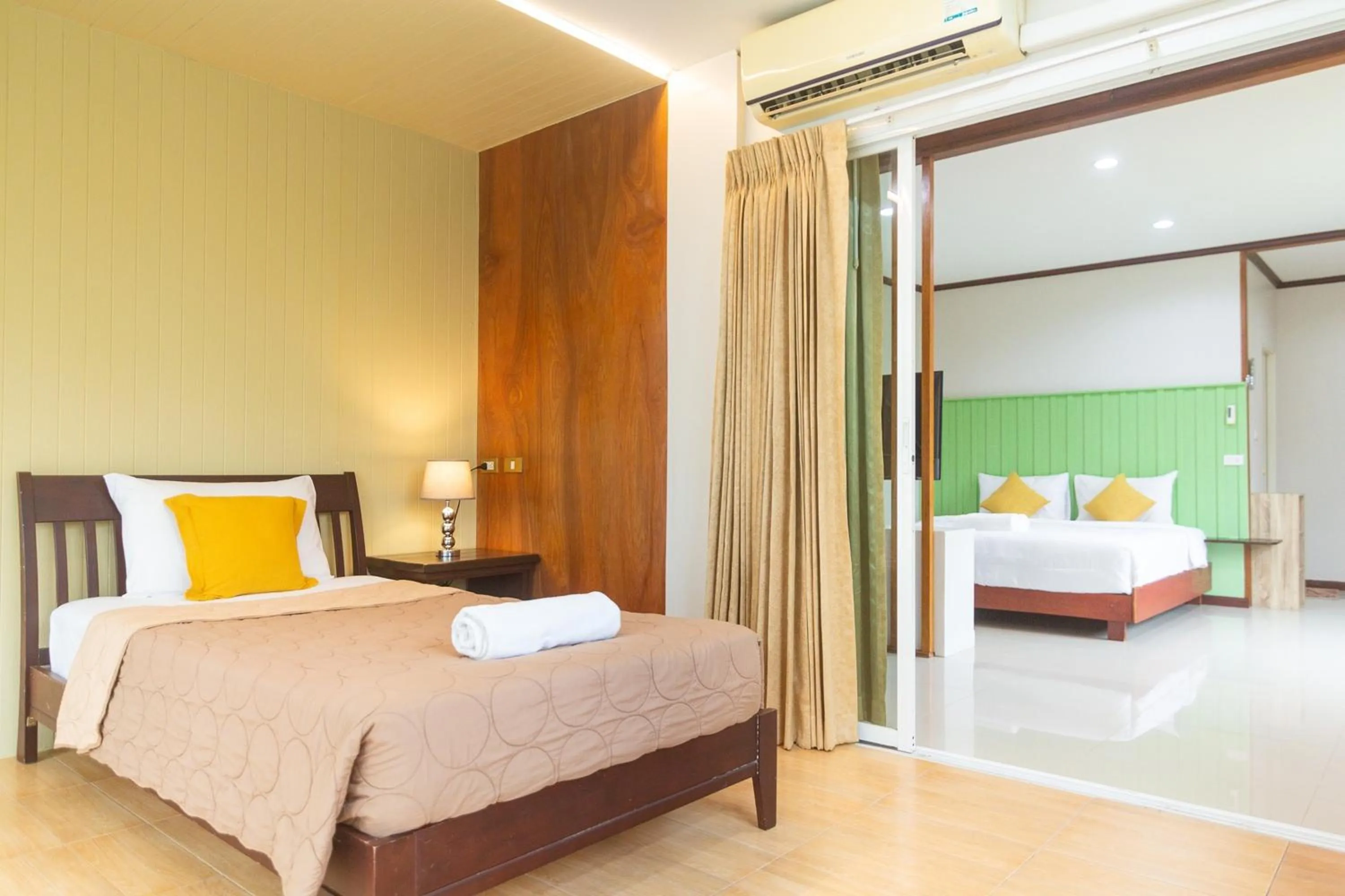 Photo of the whole room, Bed in Kamala Beach Residence