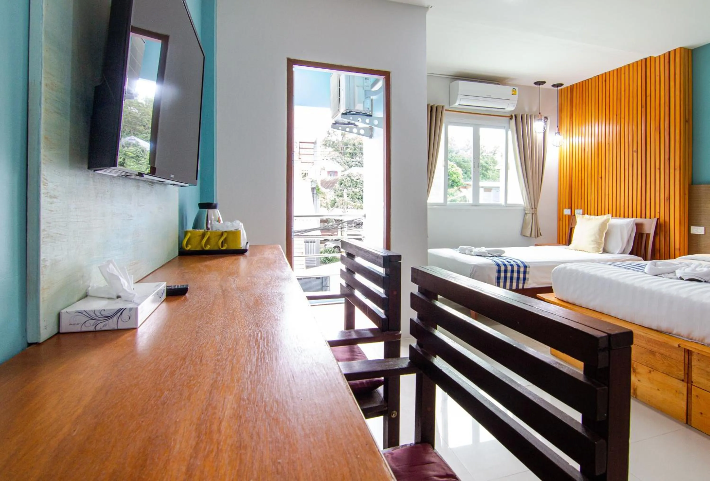 Bed in Kamala Beach Residence