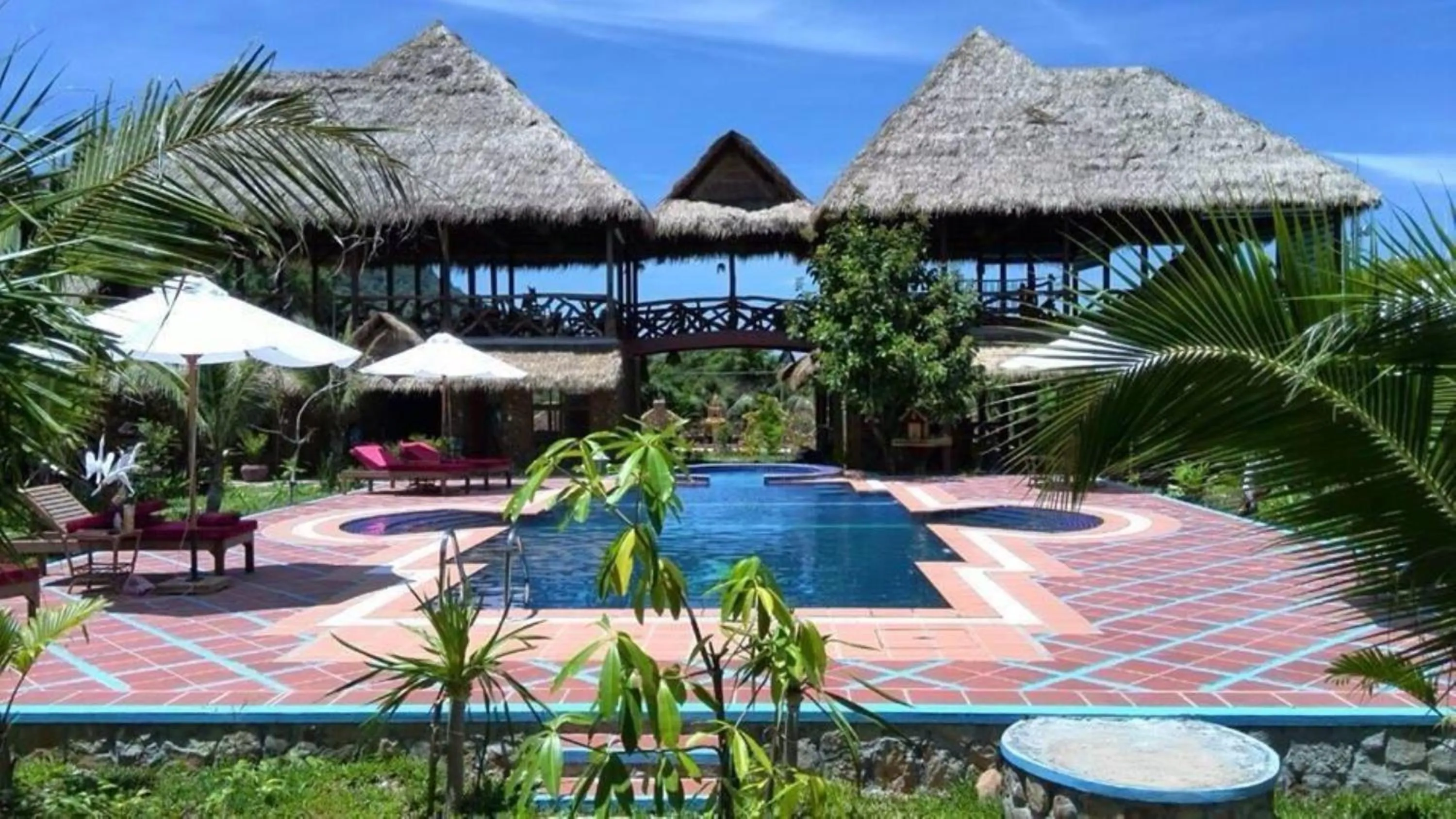 Decorative detail, Swimming Pool in Darica Resort