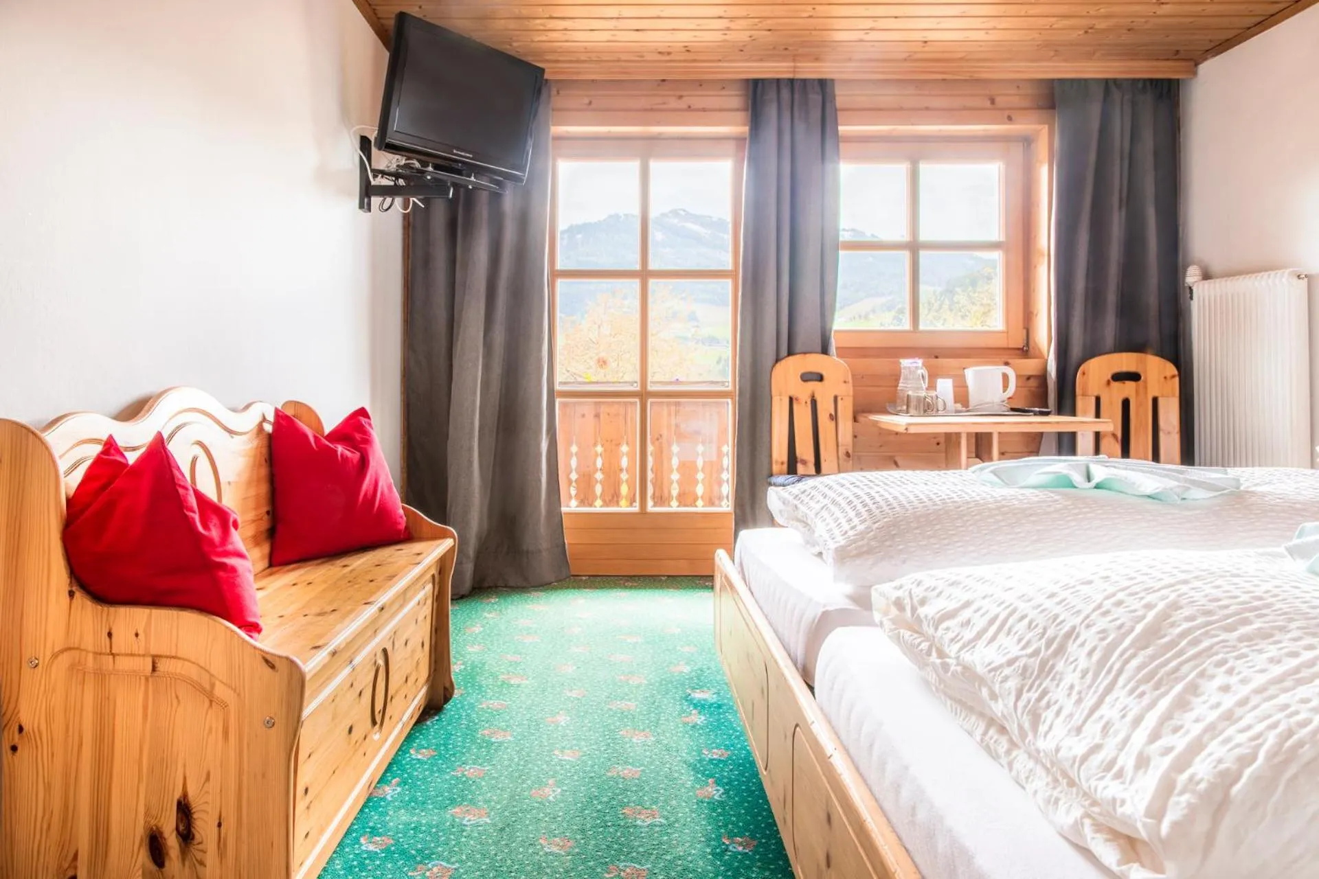 Bedroom, Bed in Gasthof Pesbichl