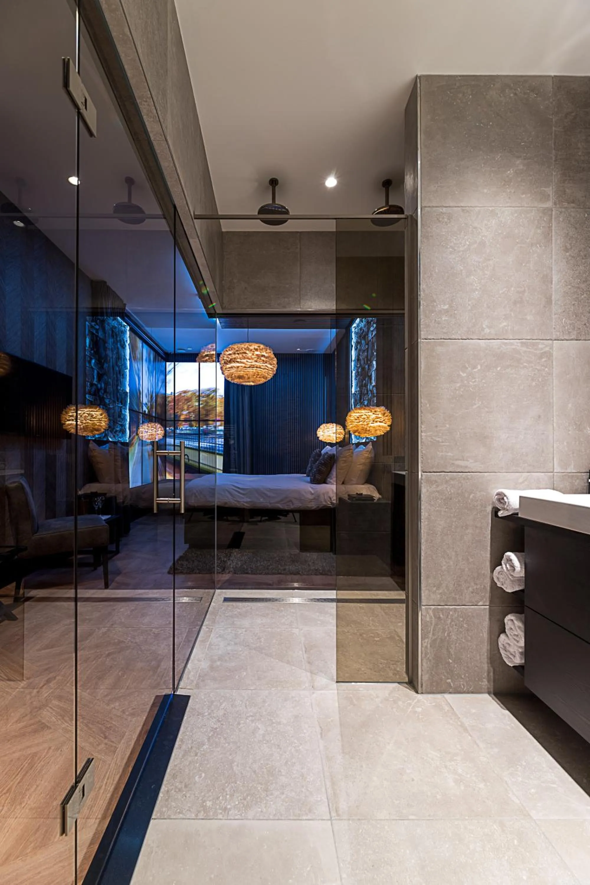 Shower in Hotel de Leijhof Oisterwijk