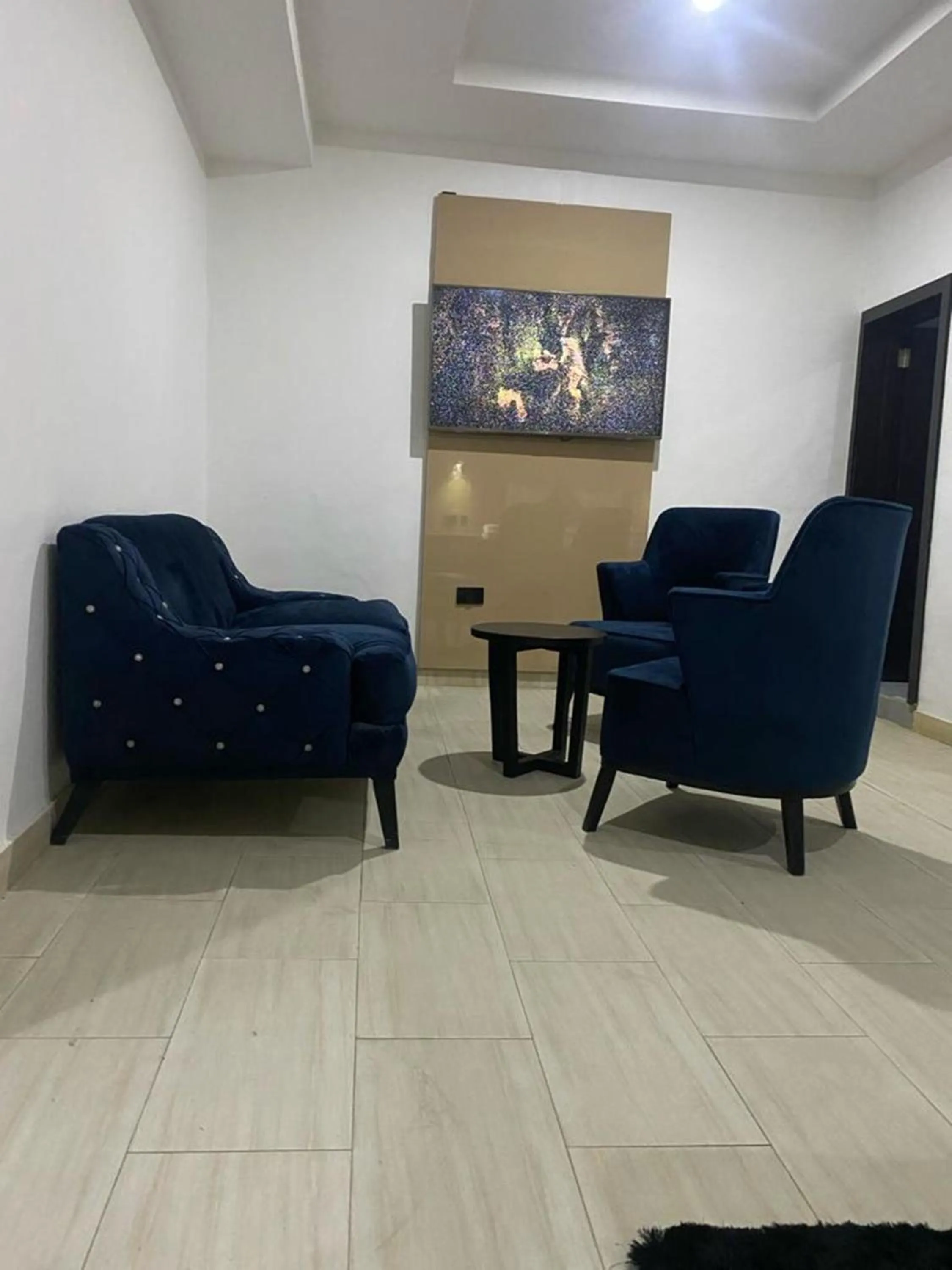 Seating area in Water Ripples Hotel Lekki