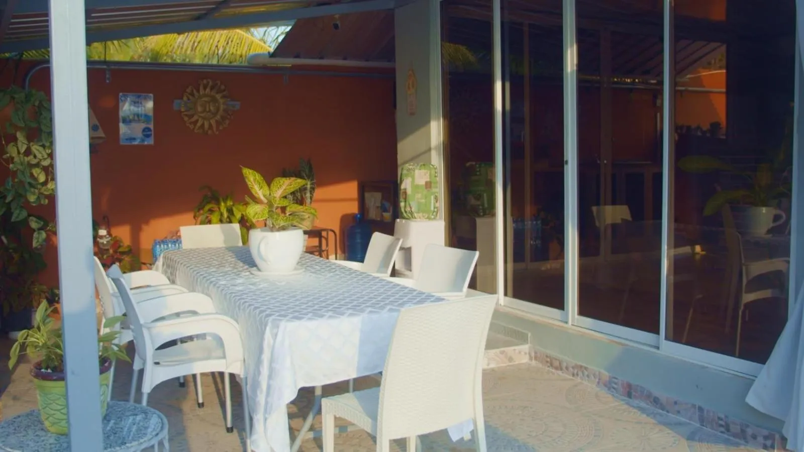 Patio in Aparta Hotel Esa Buya