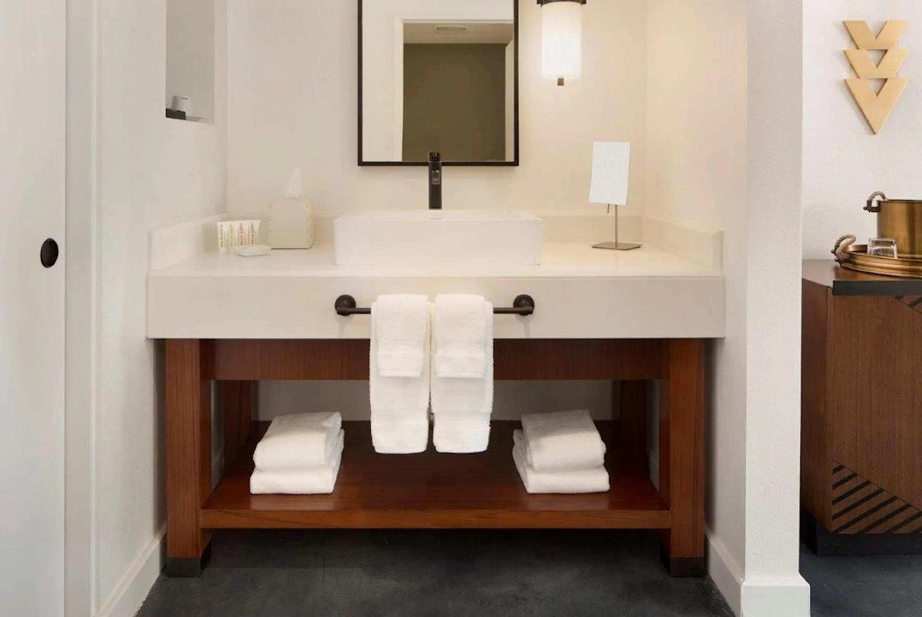 Bathroom in V Capri Palm Springs, a Dolce by Wyndham