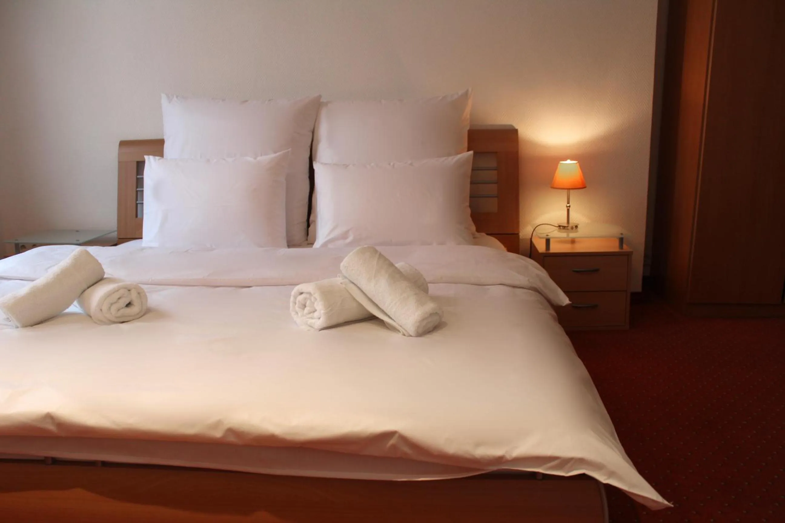 Bed in Hotel Mozart Bonn