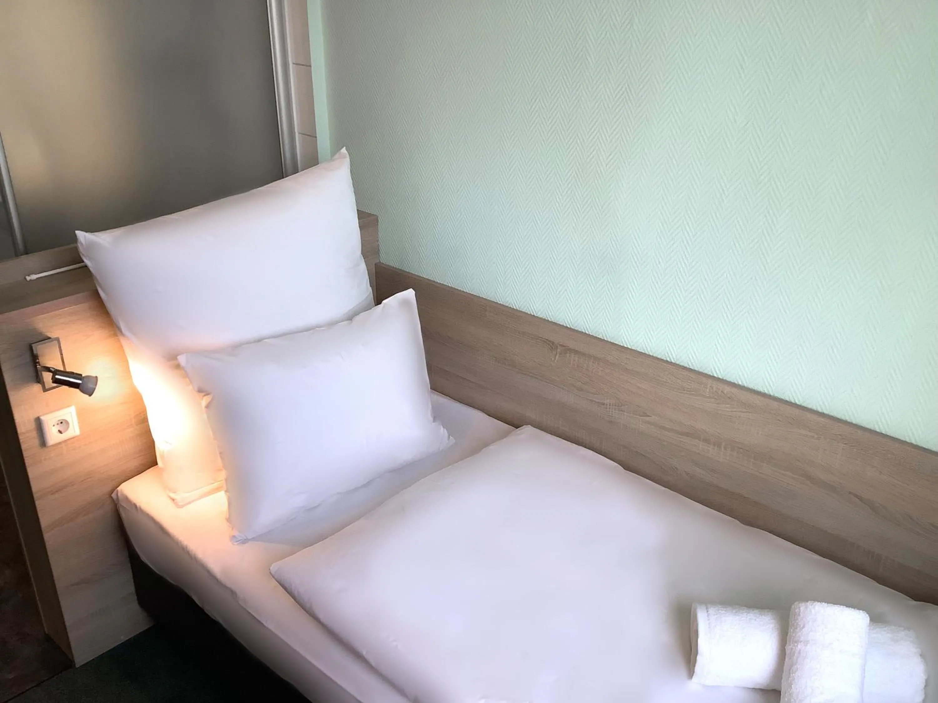 Bed in Hotel Mozart Bonn