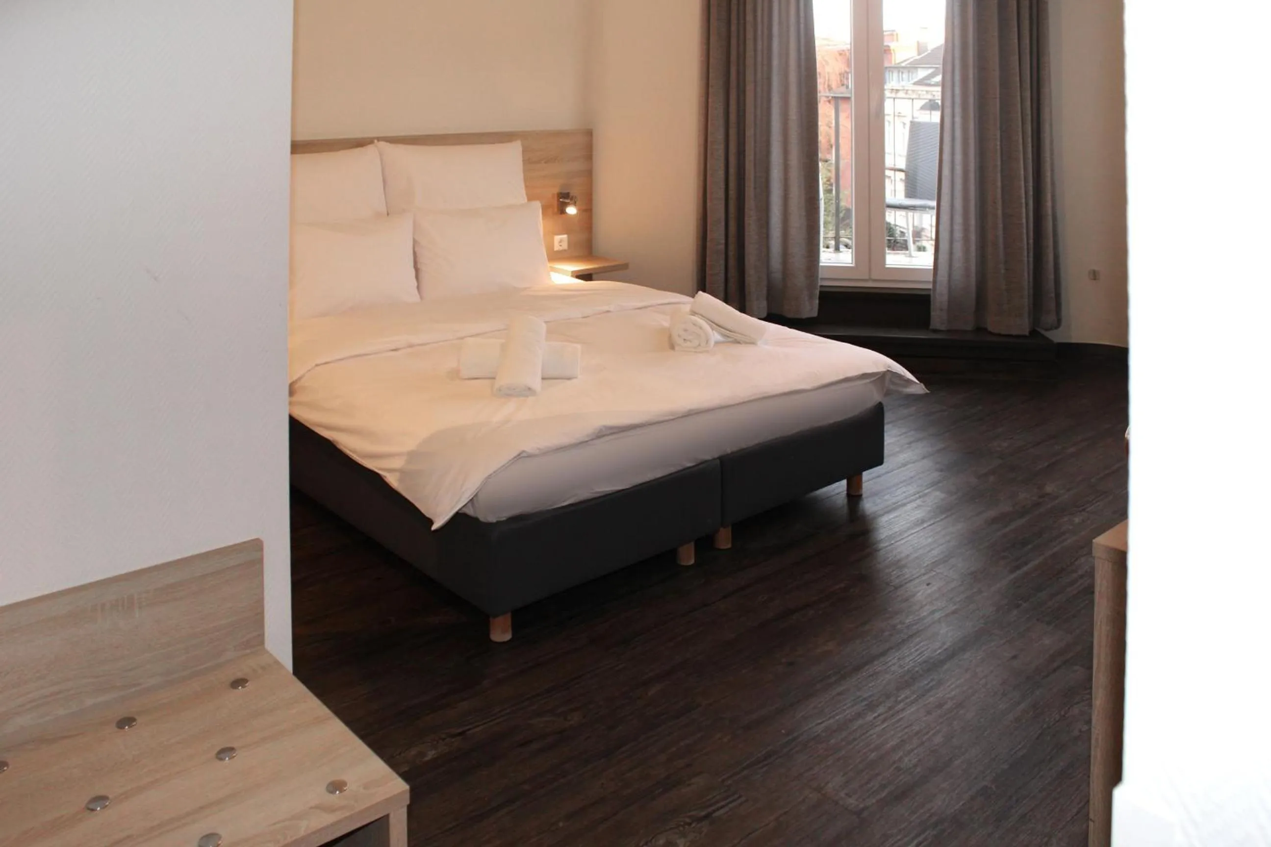 Bed in Hotel Mozart Bonn