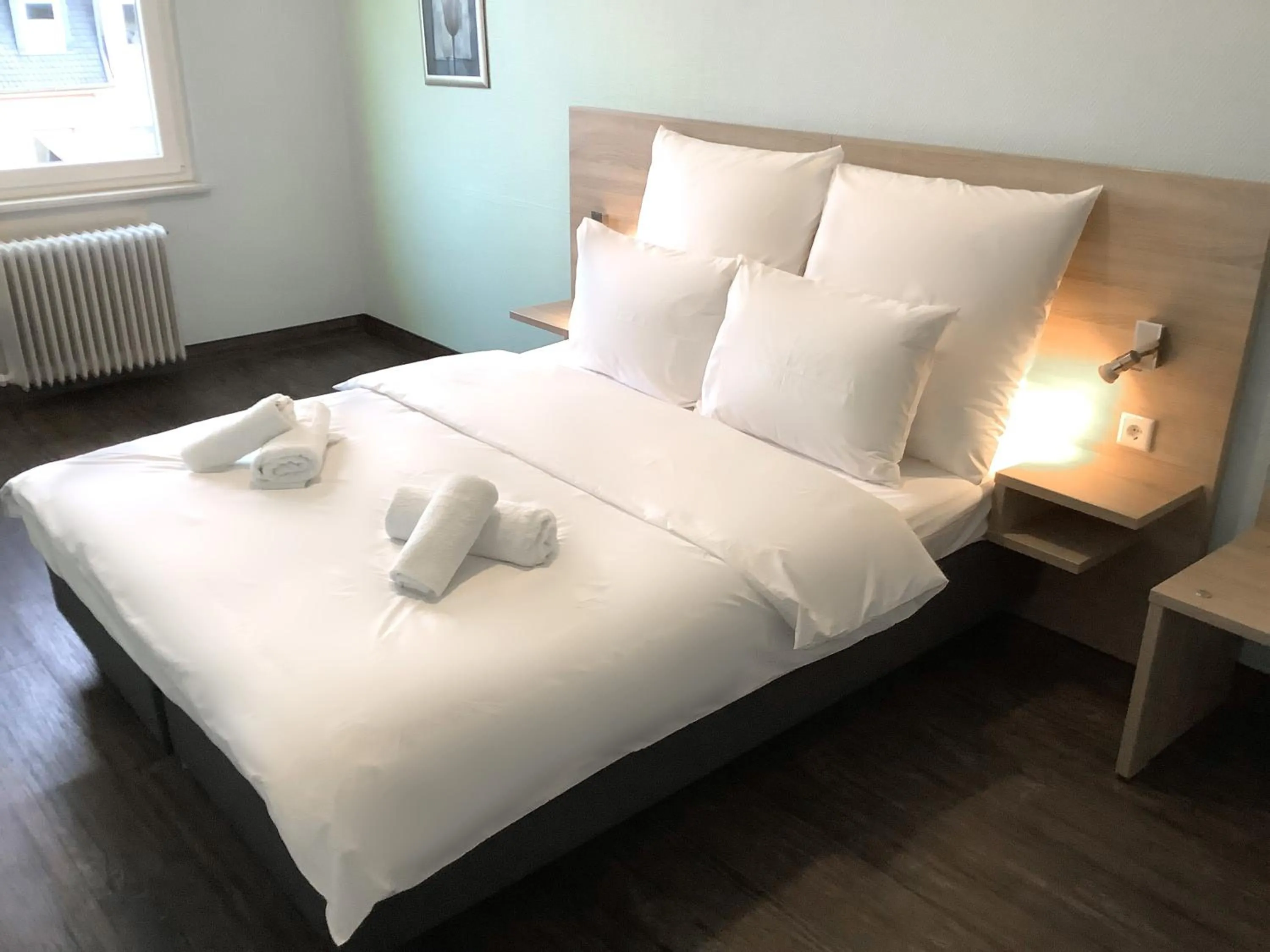 Bed in Hotel Mozart Bonn