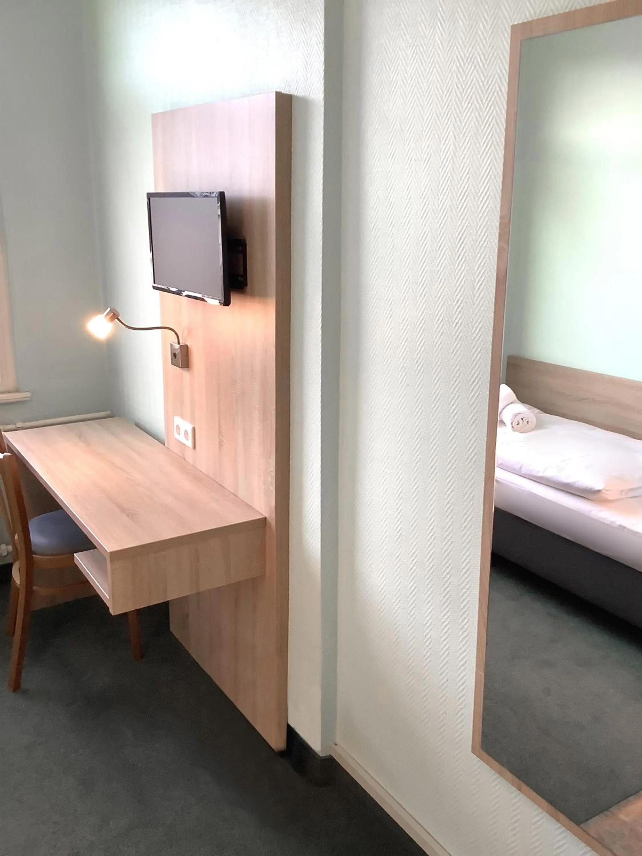 Bed in Hotel Mozart Bonn