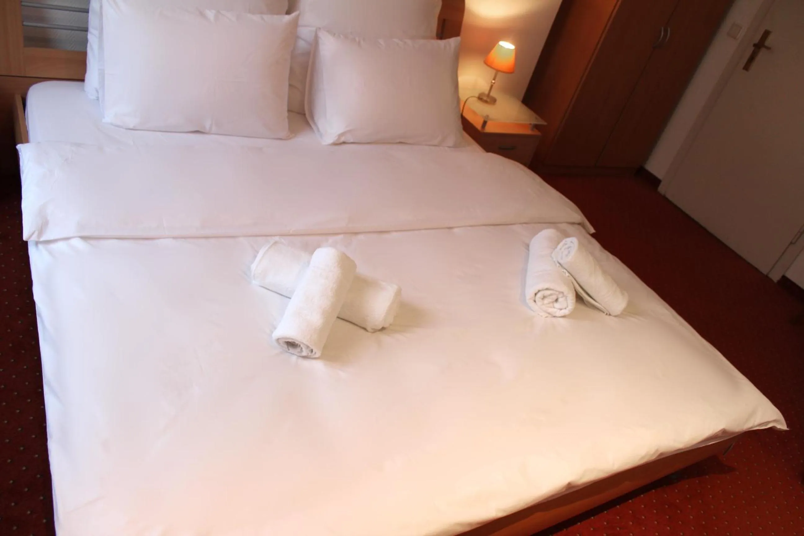 Bed in Hotel Mozart Bonn