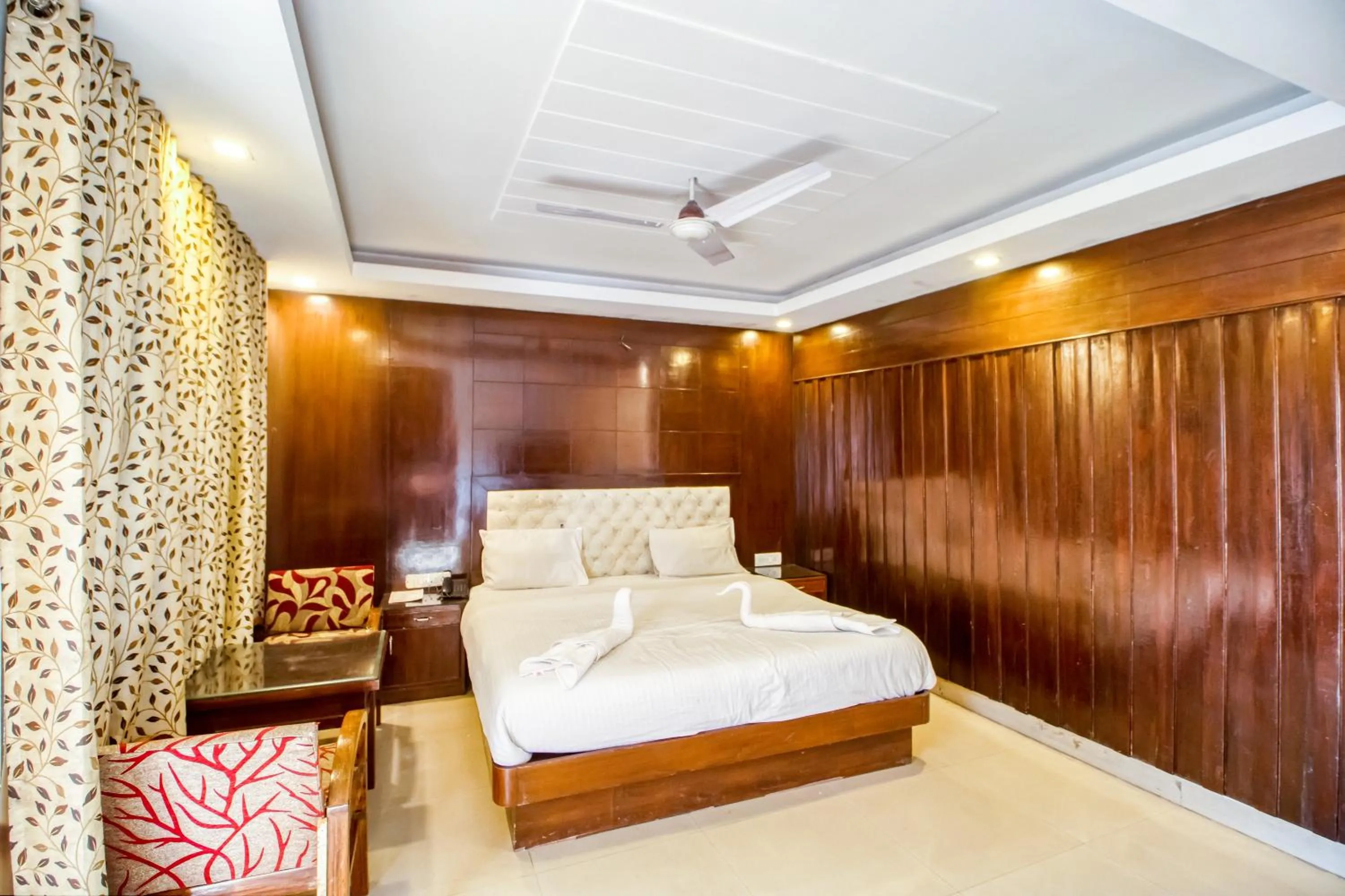 Bed in Deep Hotel