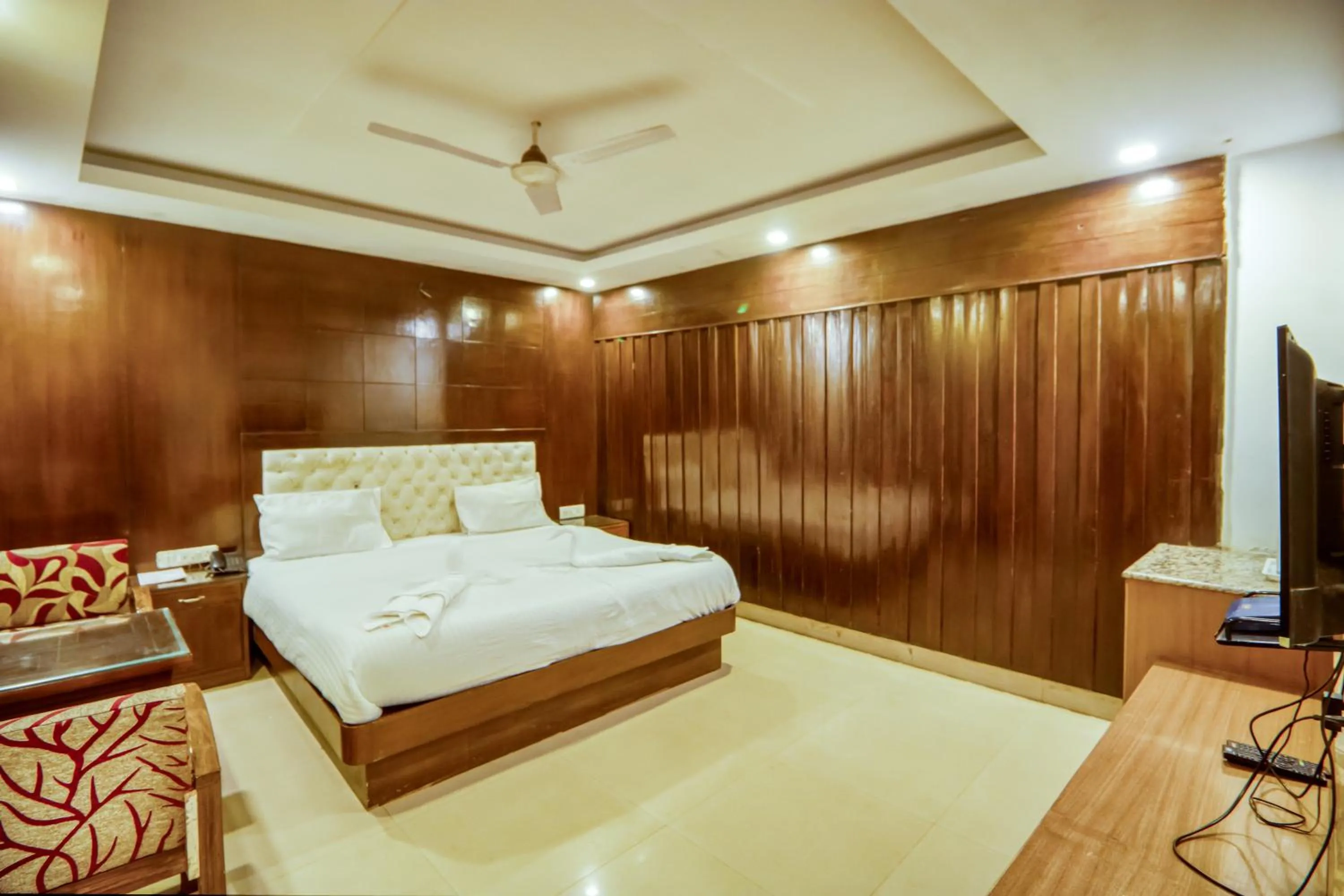 Bed in Deep Hotel