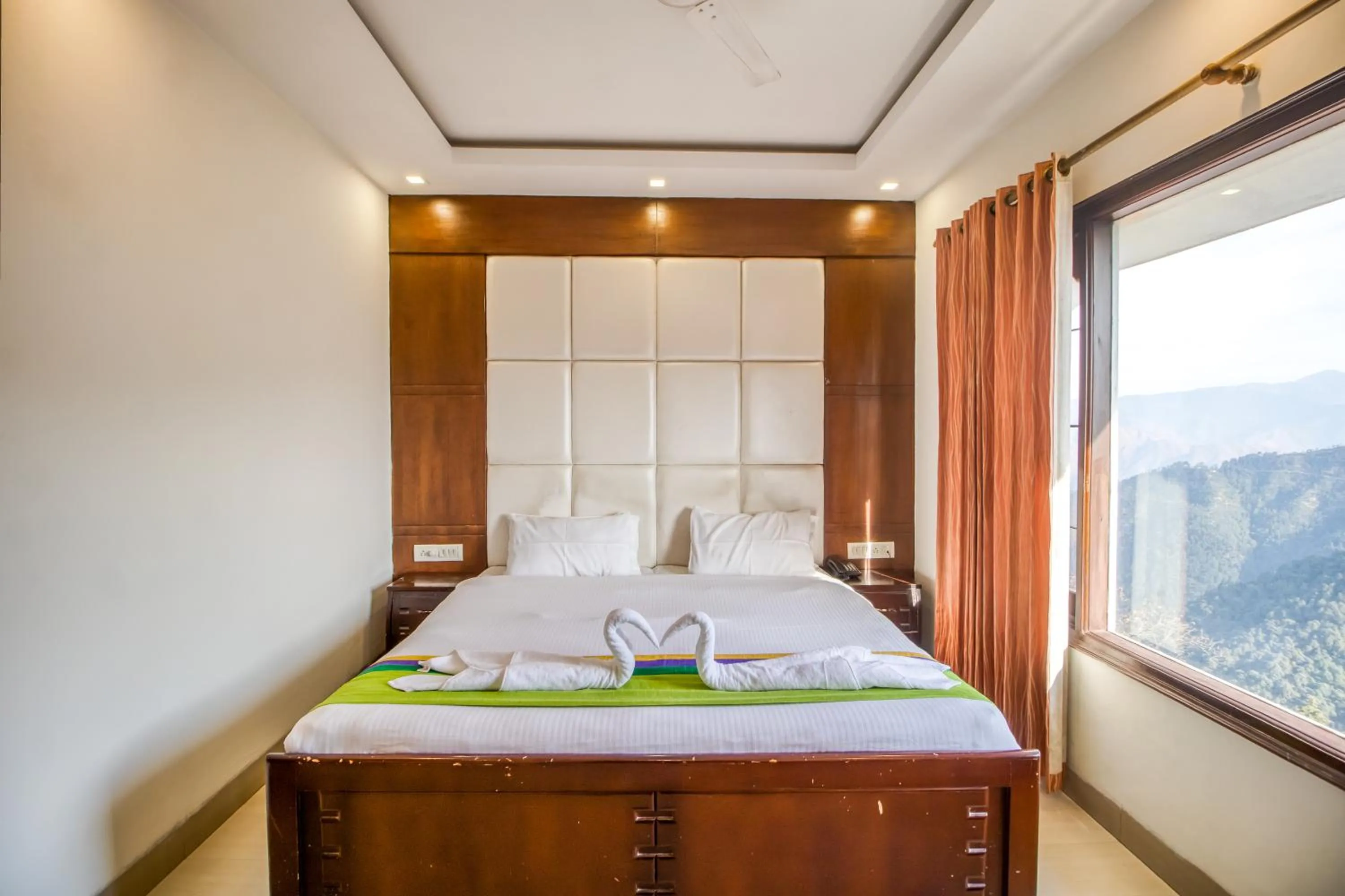 Bed in Deep Hotel