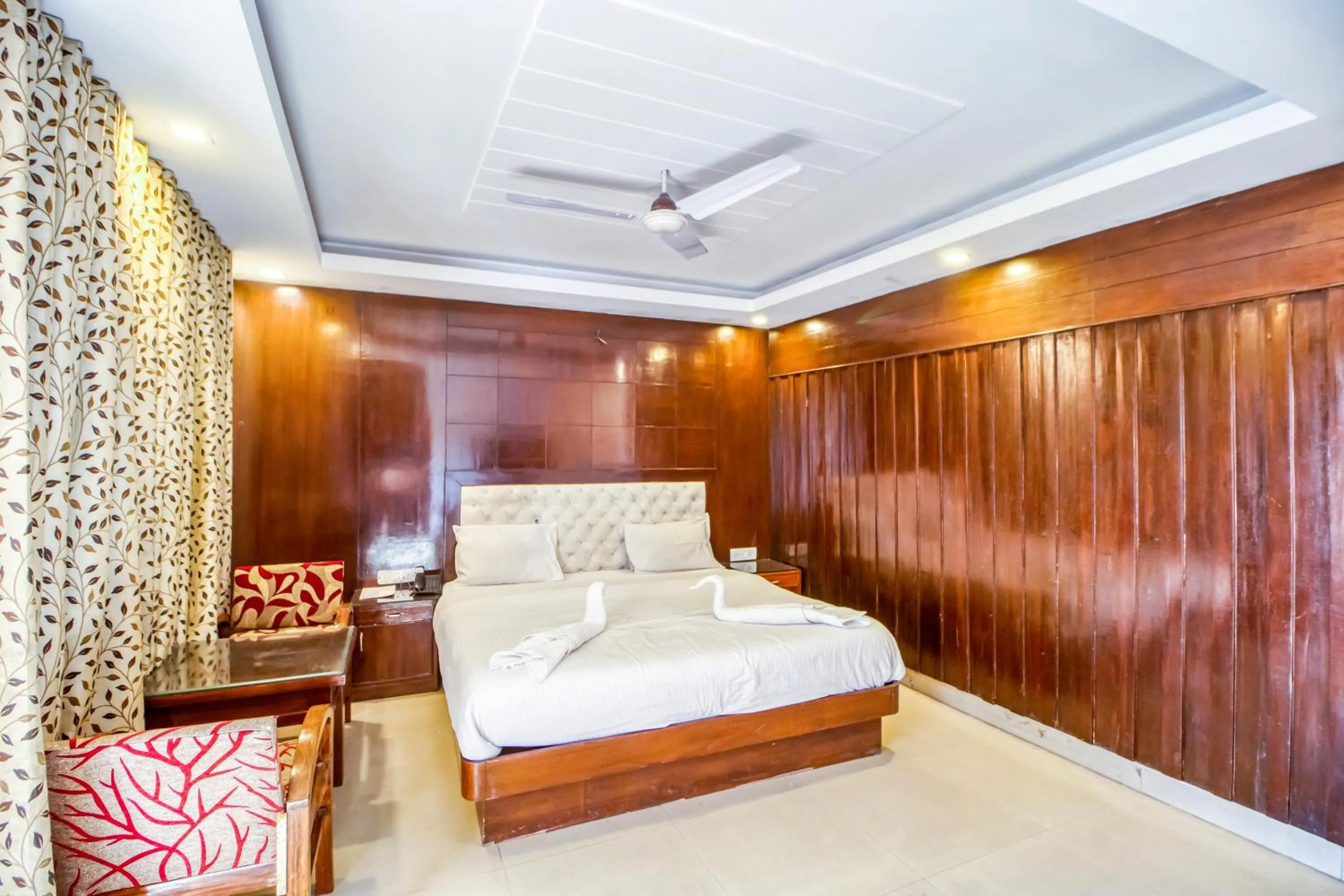 Bed in Deep Hotel