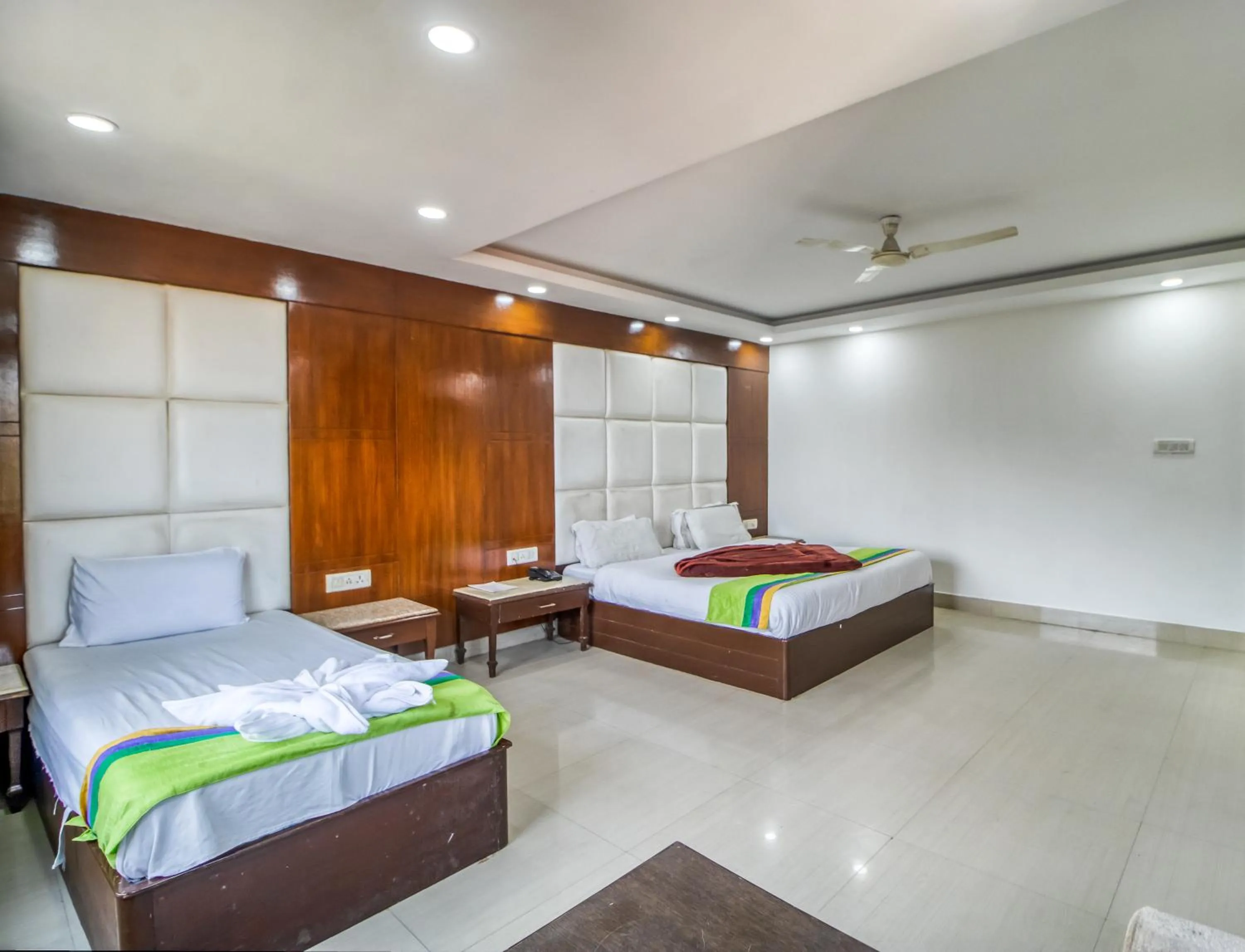 Bed in Deep Hotel